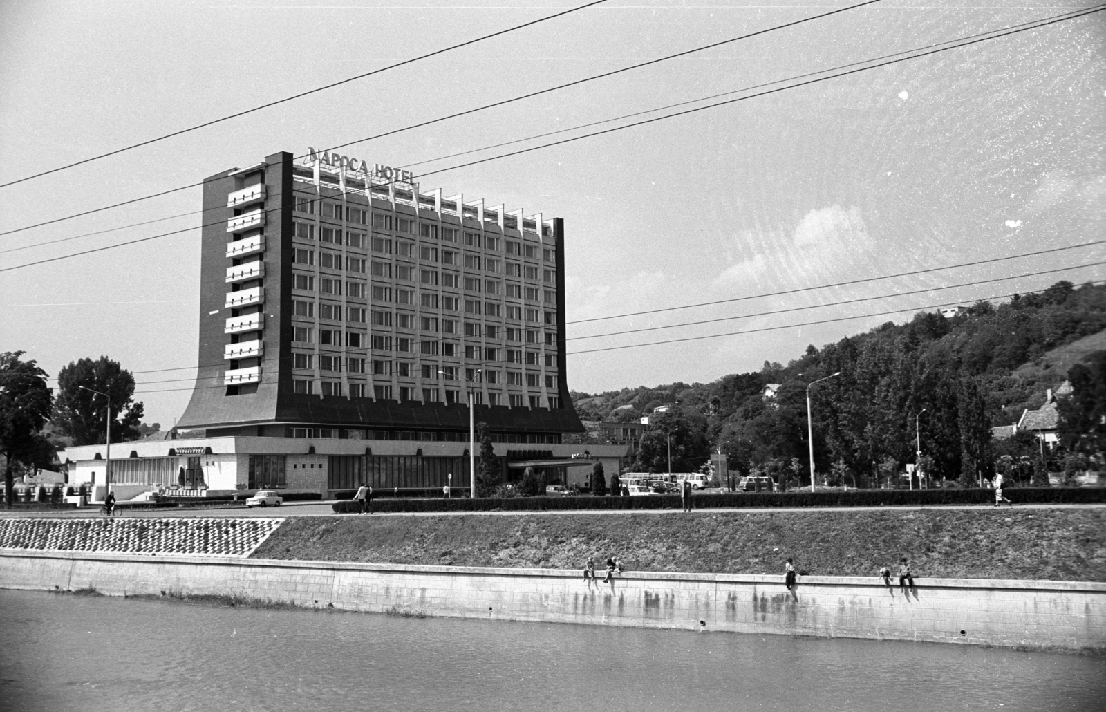 Románia,Erdély, Kolozsvár, Strada Octavian Goga 1., Grand Hotel Napoca., 1972, Jakab Antal, Fortepan #202185
