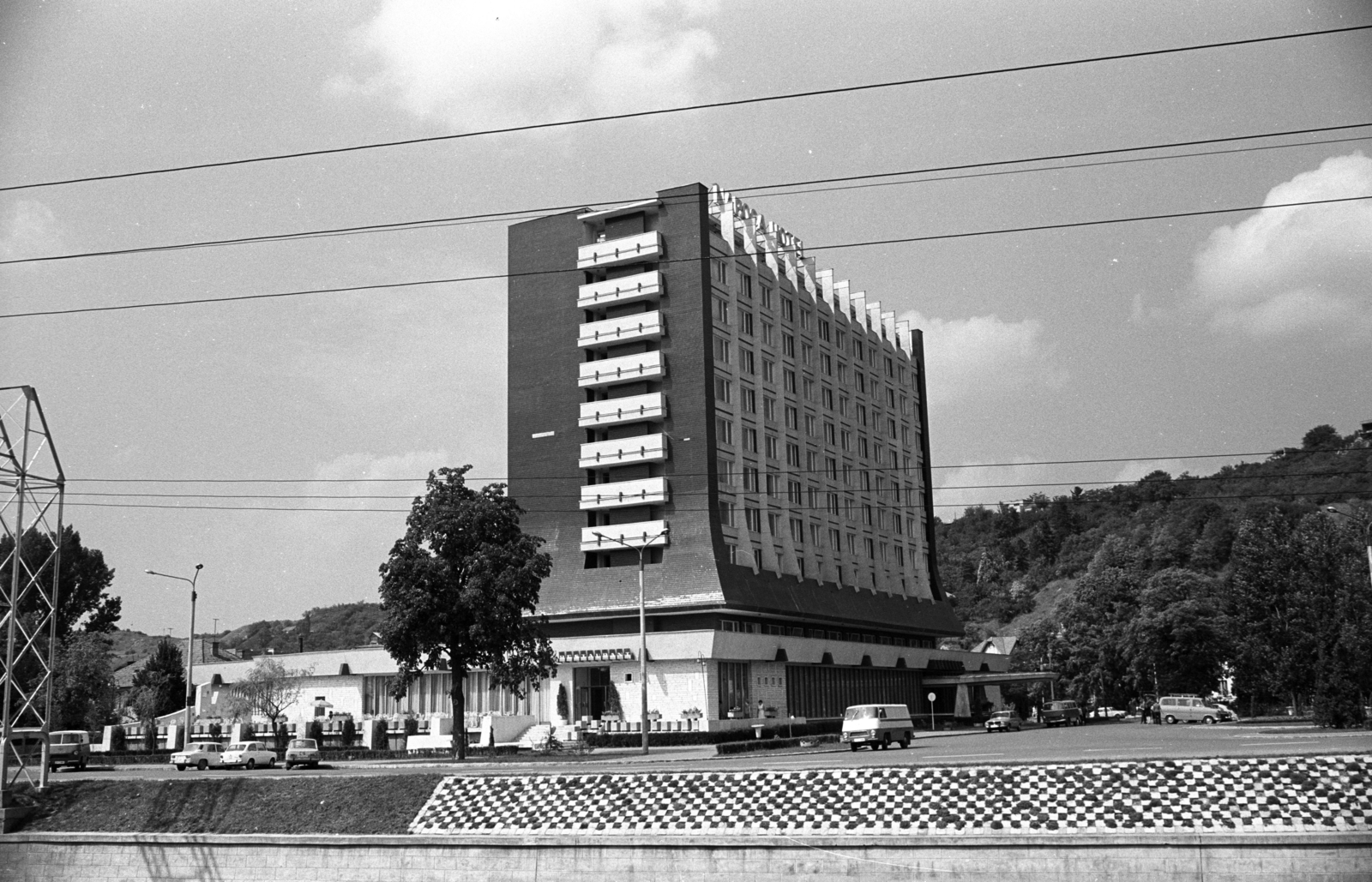 Románia,Erdély, Kolozsvár, Strada Octavian Goga 1., Grand Hotel Napoca., 1972, Jakab Antal, Fortepan #202187