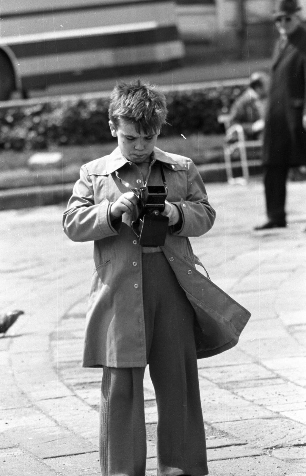 Magyarország, Pécs, Széchenyi tér, a felvétel a Dzsámi előtt készült., 1973, Jakab Antal, fényképezőgép, Fortepan #202217