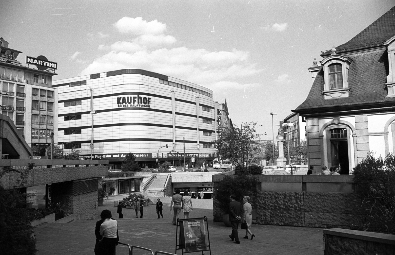 Germany, Frankfurt am Main, Hauptwache, szemben a Zeil., 1973, Jakab Antal, Fortepan #202235
