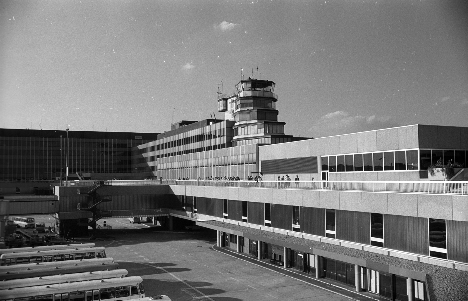 Németország, Frankfurt am Main, a Frankfurti repülőtér., 1973, Jakab Antal, repülőtér, Fortepan #202251