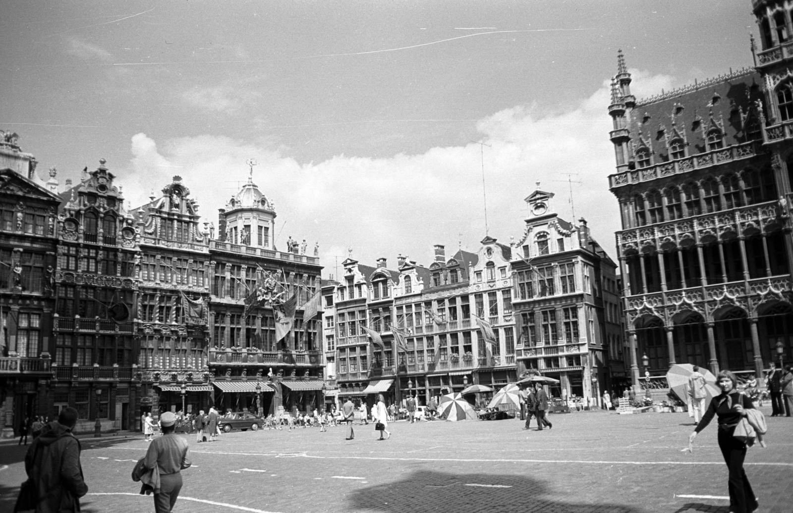 Belgium, Bruxelles, Grand-Place., 1973, Jakab Antal, Fortepan #202267