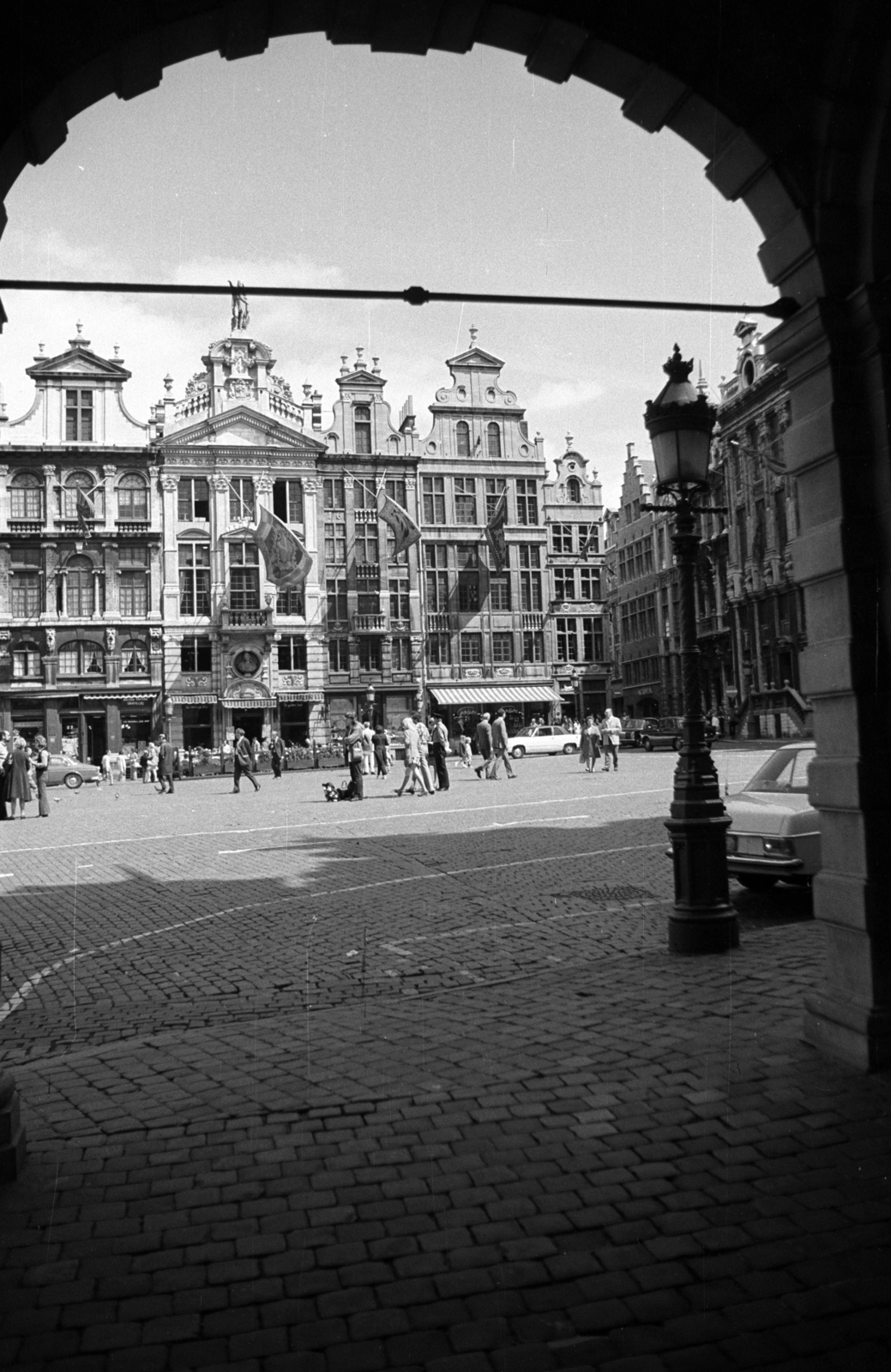 Belgium, Bruxelles, Grand-Place., 1973, Jakab Antal, Fortepan #202268
