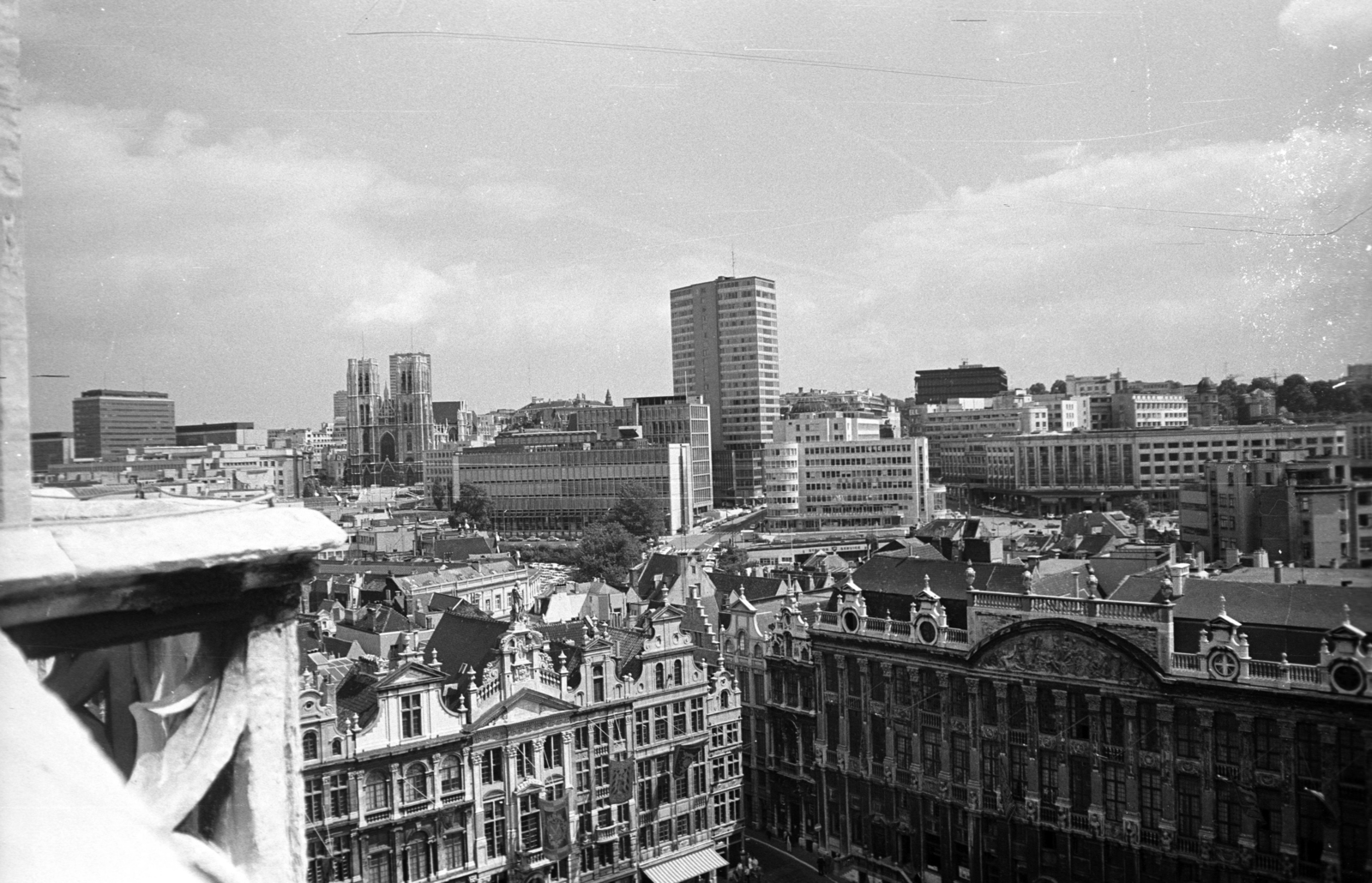 Belgium, Bruxelles, kilátás a Városháza tornyából., 1973, Jakab Antal, Fortepan #202271