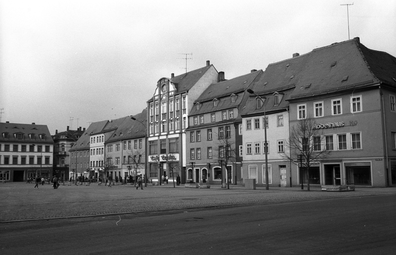 Germany, Markt., 1985, Jakab Antal, GDR, Fortepan #202281