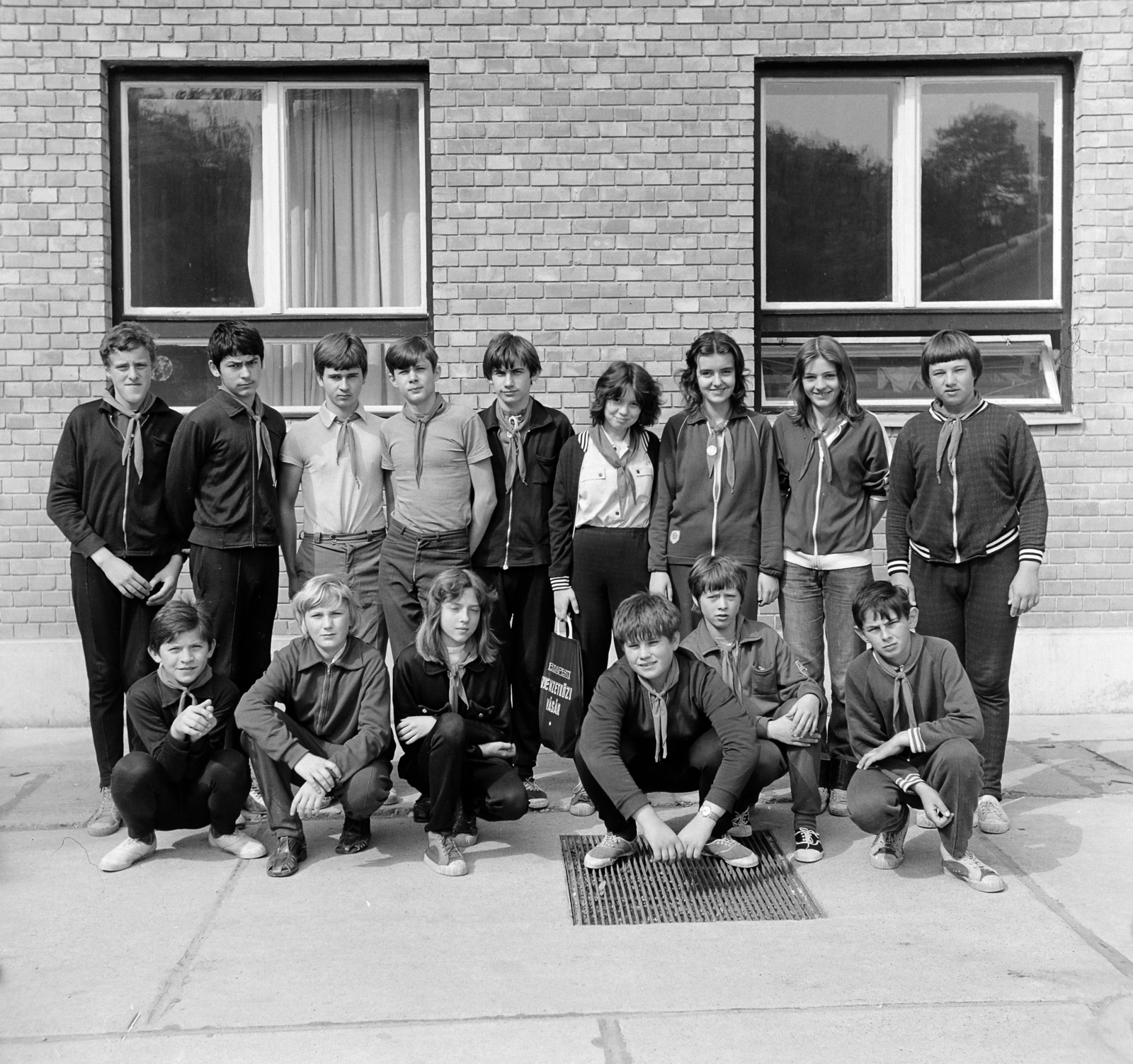 Hungary, Jászberény, Sportpálya utca 1., Tanítóképző Főiskola gyakorló általános iskolája (később Szent István Sport Általános Iskola és Gimnázium)., 1978, Faragó László, Fortepan #202385