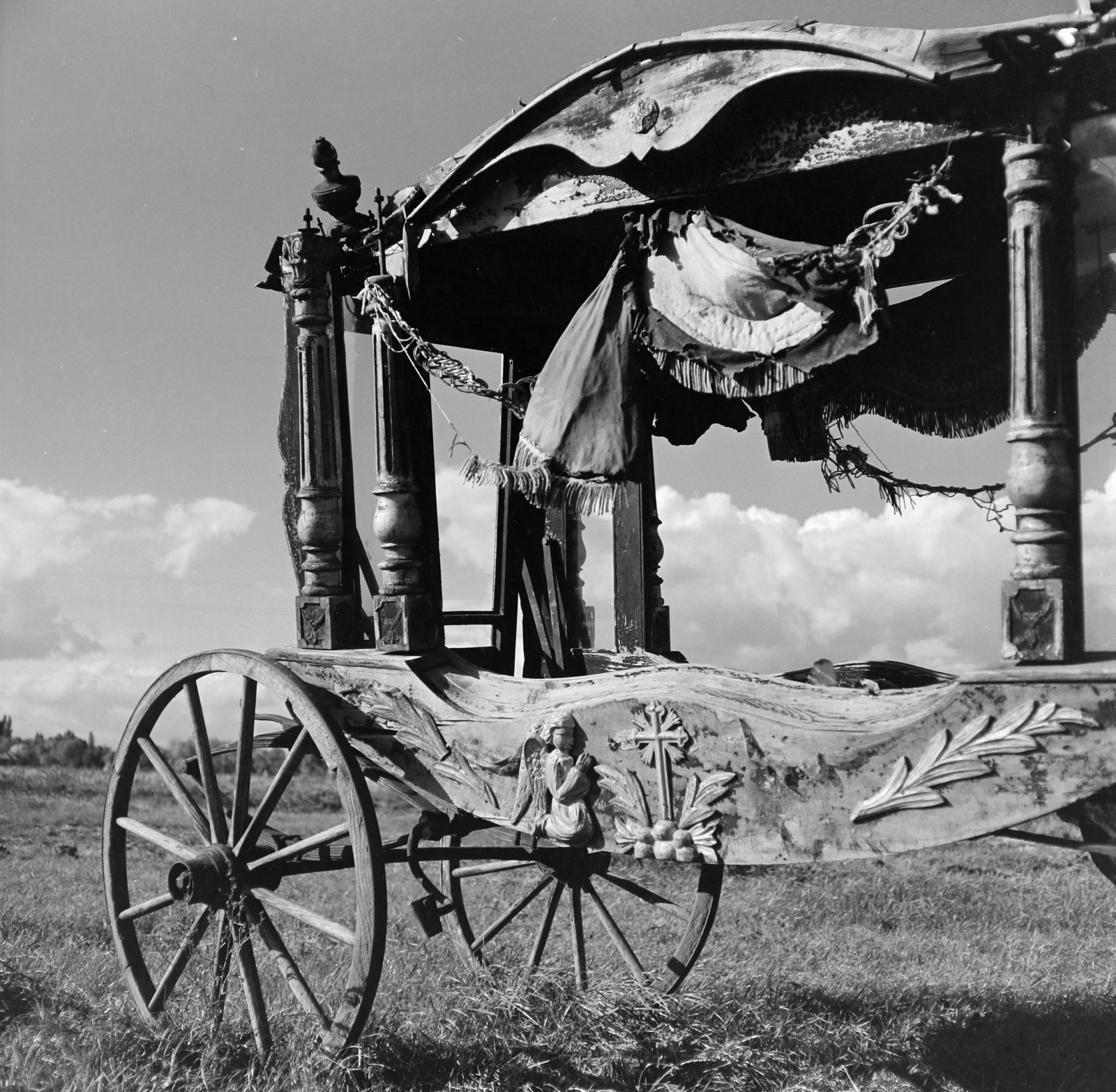 1978, Faragó László, carriage, hearse, Fortepan #202406