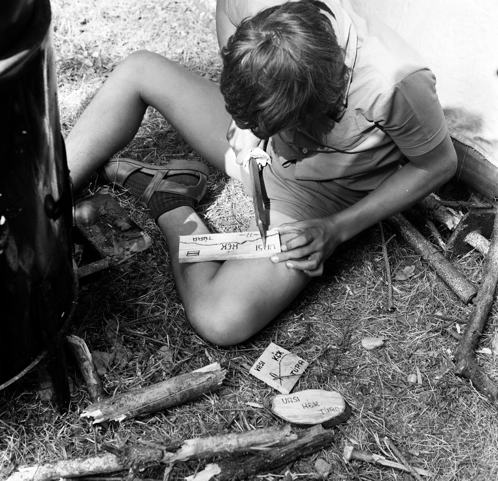 1980, Faragó László, excursion, tourist, plan view, DIY, Fortepan #202444