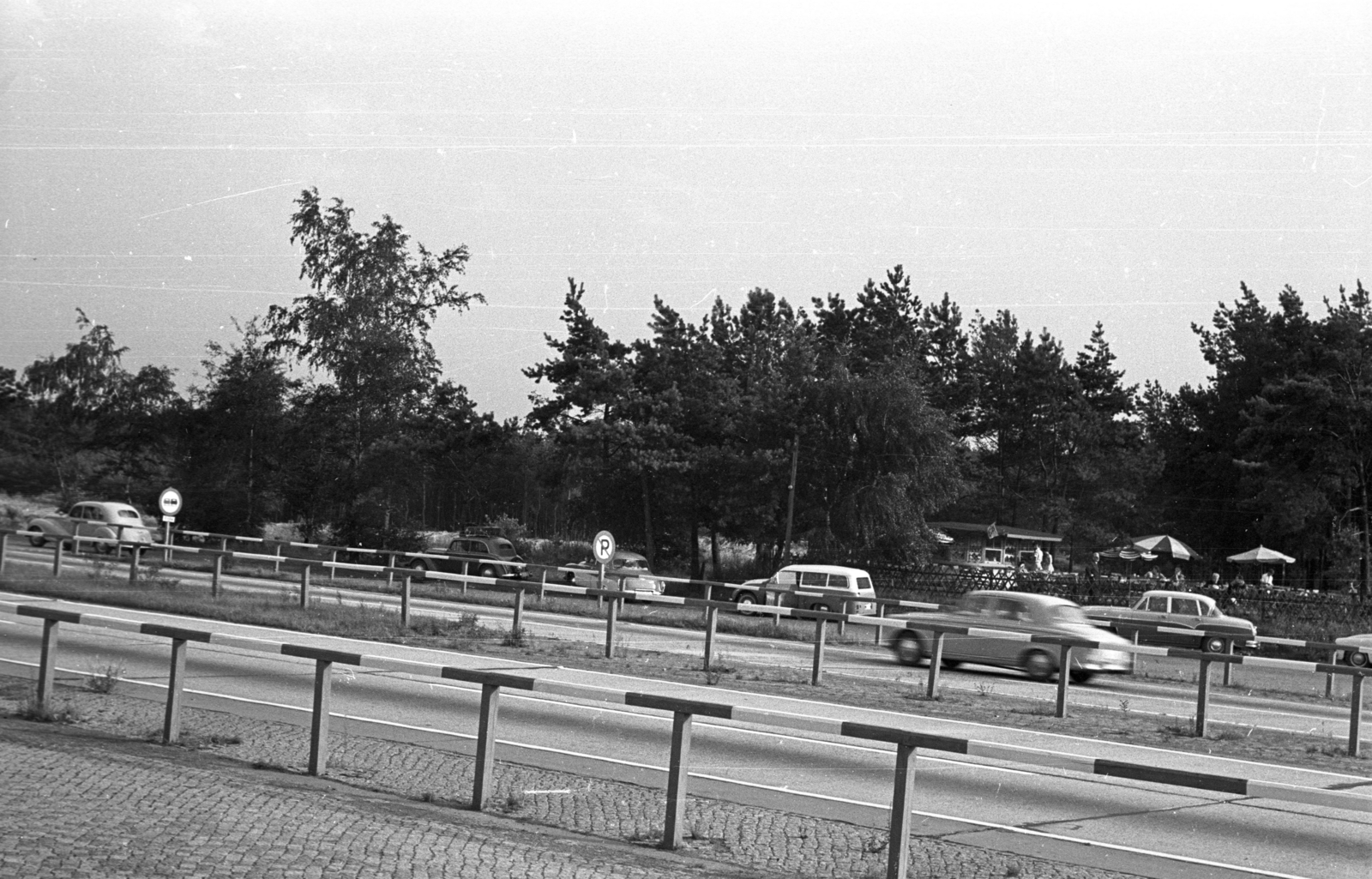 Germany, Michendorf, Mitropa-Autópálya-Pihenöhely (Mitropa-Autobahn-Raststätte)., 1962, Faragó László, GDR, Fortepan #202498