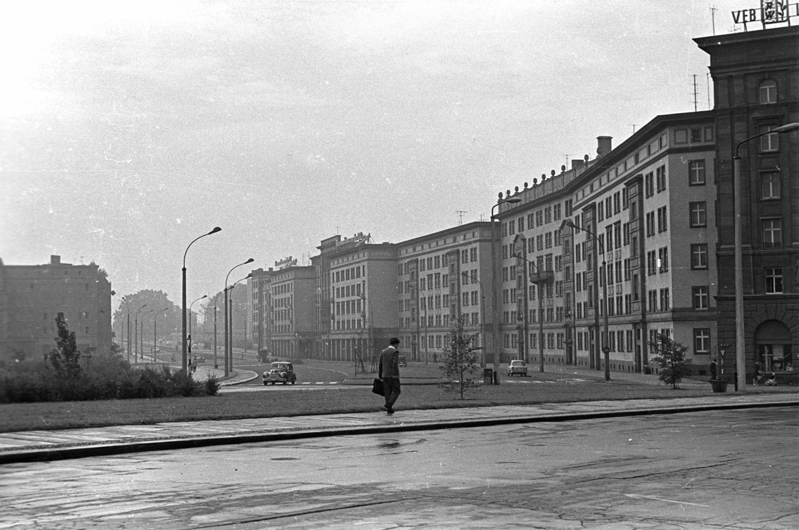 Germany, Leipzig, Windmühlenstrasse a Wilhelm-Leuschner-Platz felől nézve., 1962, Faragó László, GDR, Fortepan #202507