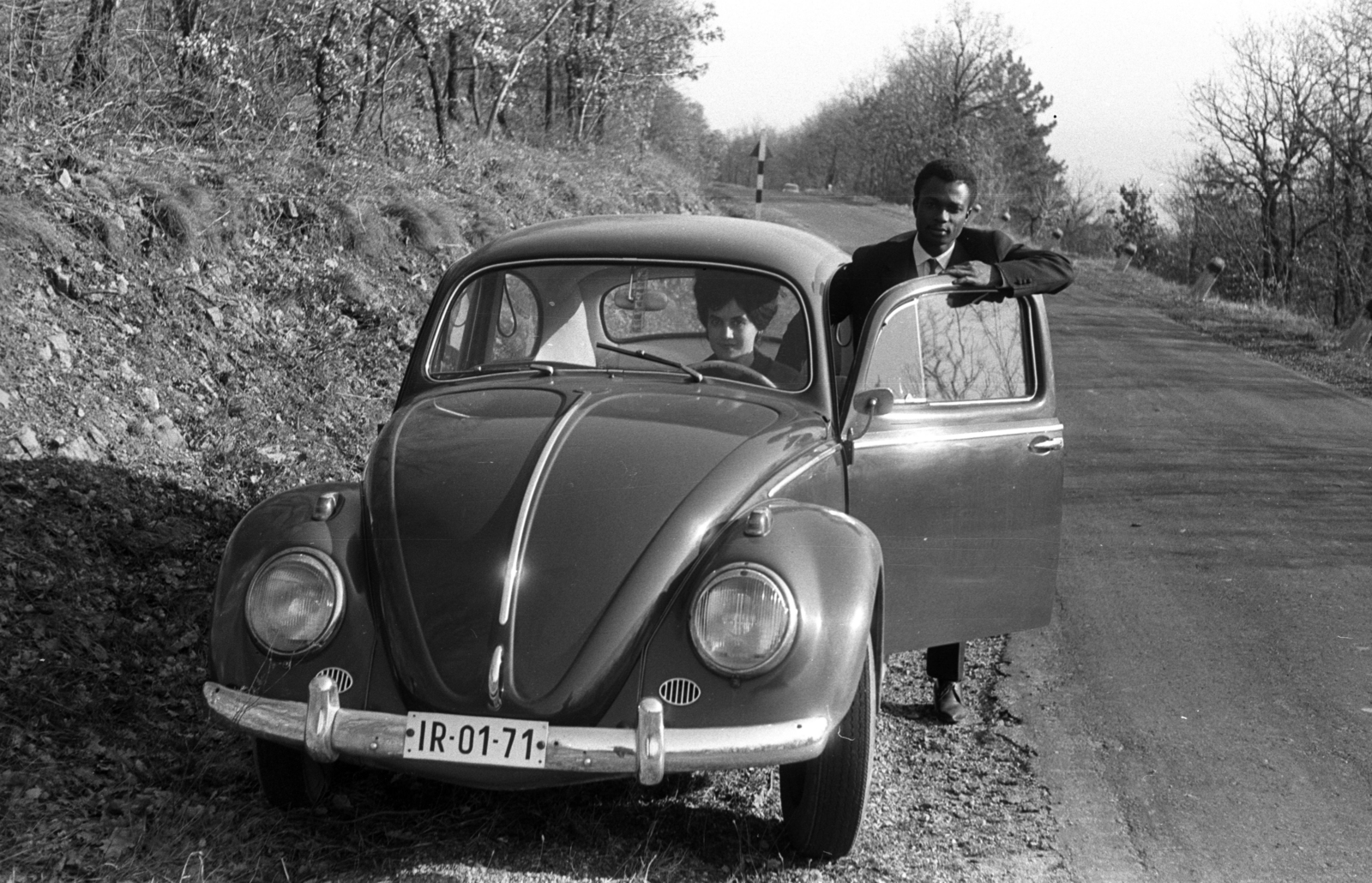 1970, Faragó László, Volkswagen-brand, number plate, Volkswagen Beetle, Fortepan #202544