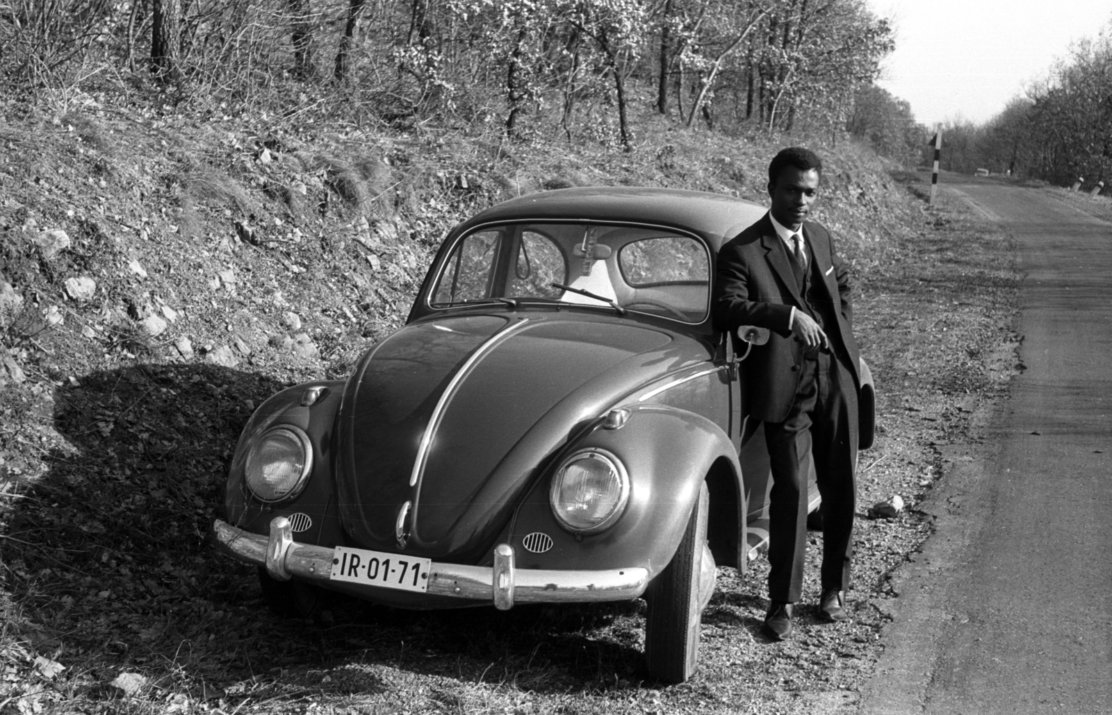 1970, Faragó László, Volkswagen-brand, number plate, Volkswagen Beetle, Fortepan #202547