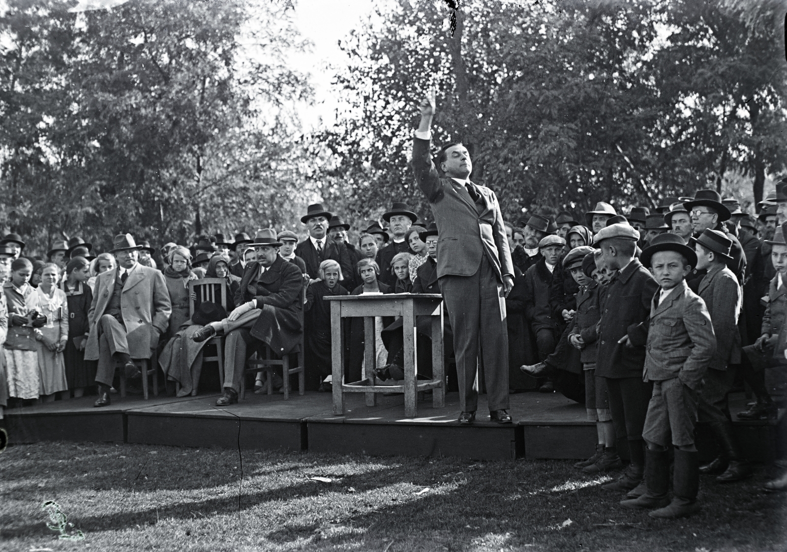 1934, Jóna Dávid, speech, Fortepan #202609