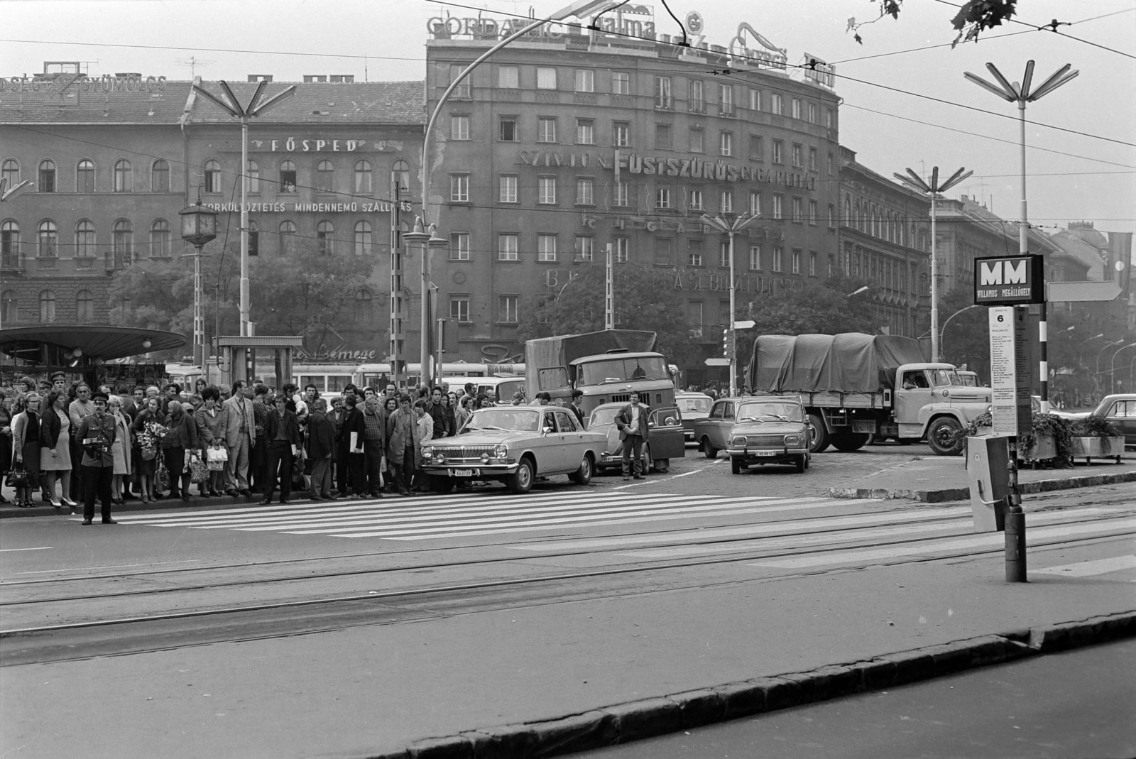 1976, Rubinstein Sándor, number plate, Fortepan #202803