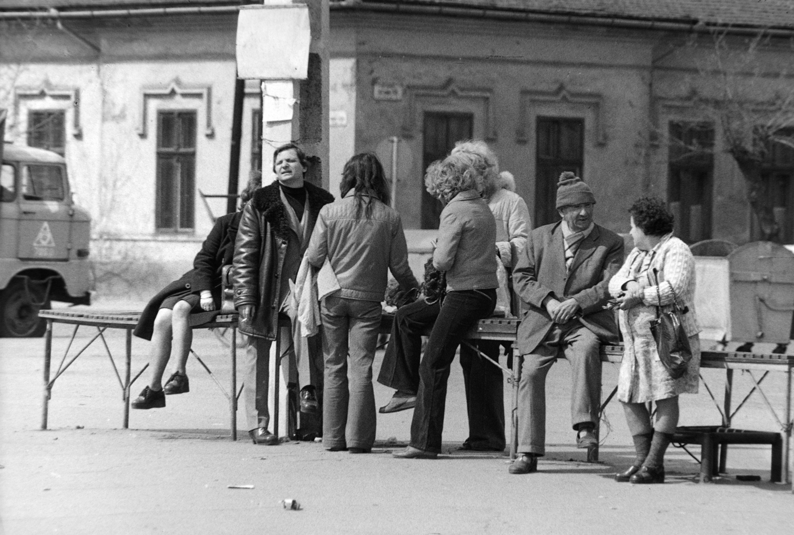 Magyarország, Budapest IV., Szent István (István) tér, piac., 1980, Rubinstein Sándor, Budapest, Fortepan #202877