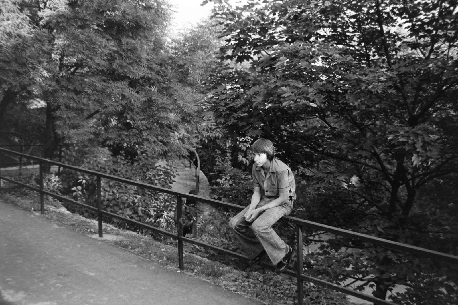 Hungary, Budapest XI., sétány., 1980, Rubinstein Sándor, Budapest, Fortepan #202888