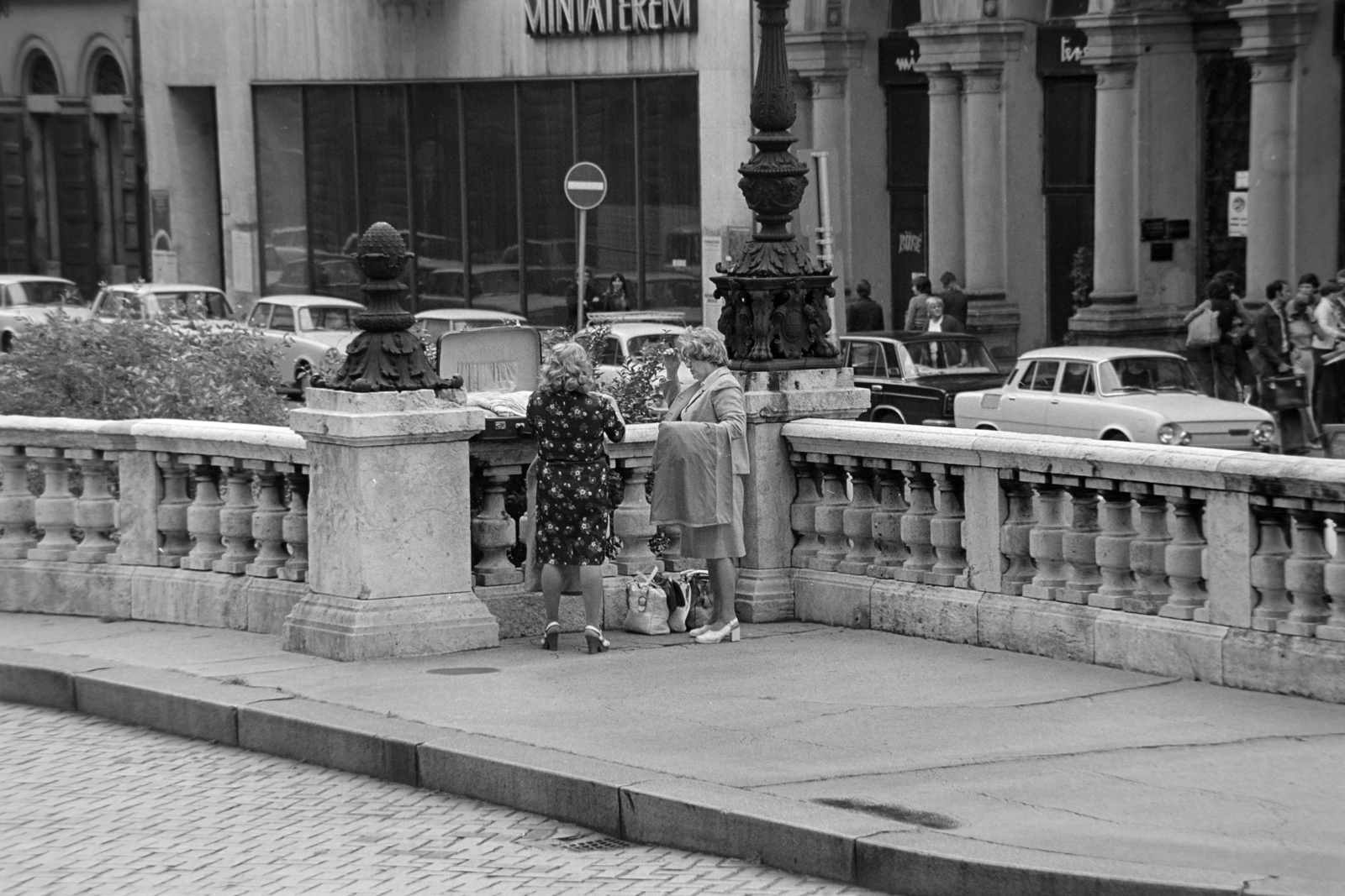 Hungary, Budapest V., Szent István tér, szemben a Hercegprímás (Alpári Gyula) utca., 1978, Rubinstein Sándor, Budapest, Fortepan #202894