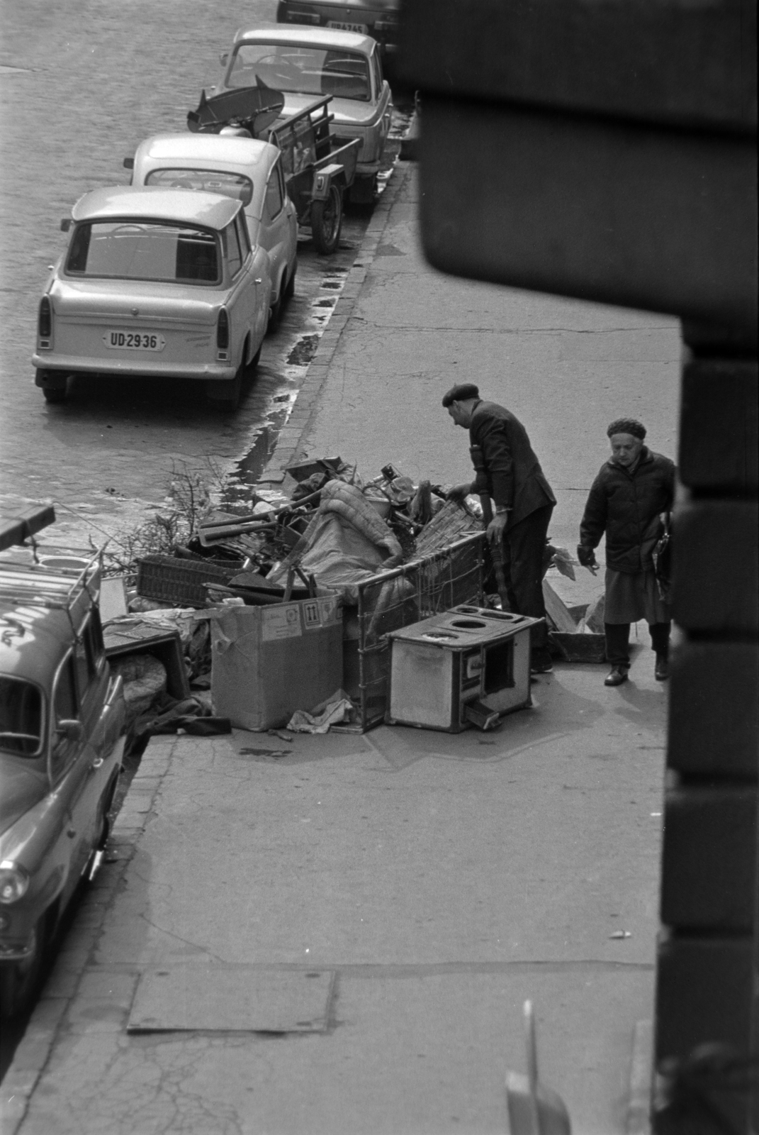 Hungary, Budapest VI., kilátás a Csengery utca 76. számú házból az Aradi utca felé., 1978, Rubinstein Sándor, clearance, Budapest, Fortepan #202981