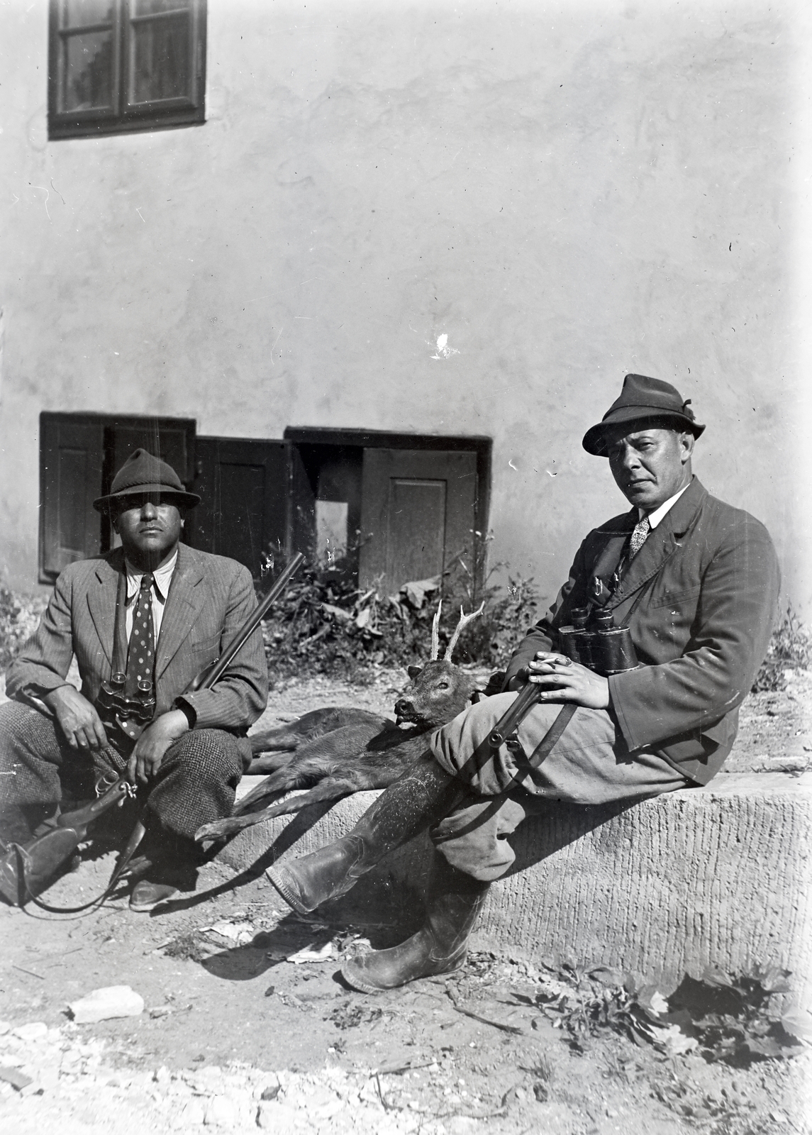 1935, Tóth Árpád, hunter, hunting rifle, Fortepan #203195