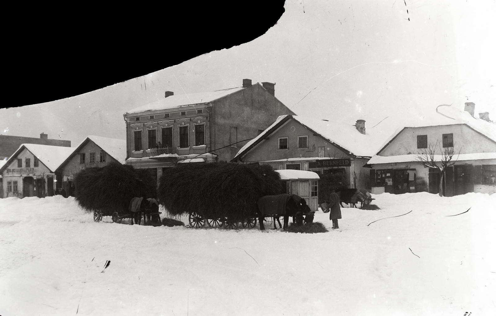 Ukrajna, Halics, majdan Rizdva., 1917, Tóth Árpád, Fortepan #203271