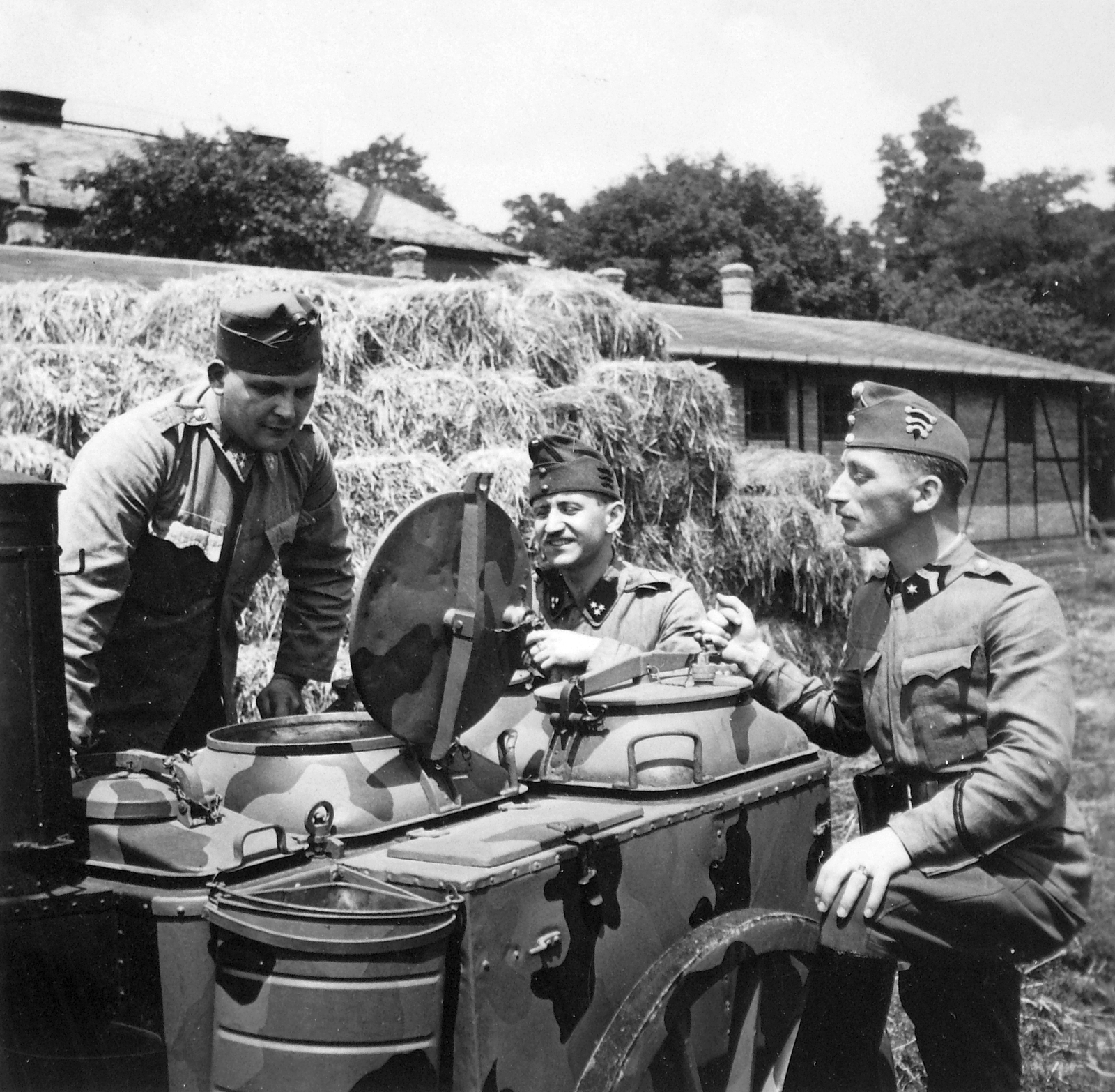 Gulyáságyú., 1940, Fortepan, military, goulash cannon, Fortepan #20333