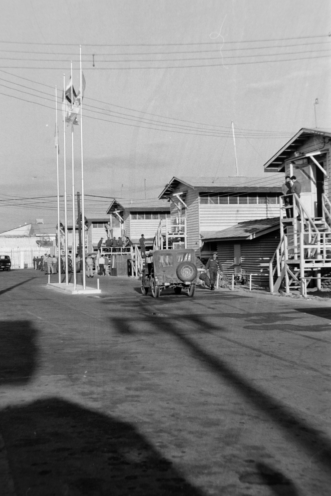 Vietnam, Ho Chi Minh City, (Saigon), Tan Son Nhut légibázis (Căn cứ không quân Tân Sơn Nhứt), a Nemzetközi Ellenőrző és Felügyelő Bizottság (International Commission of Control and Supervision / ICCS) tábora., 1973, Kővári György, Fortepan #203587