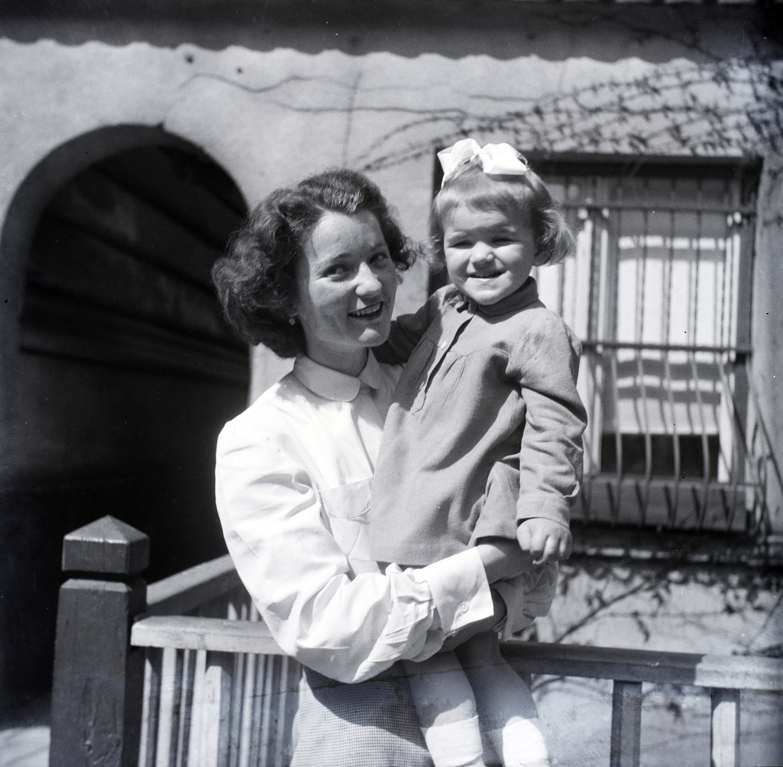 1938, Kurutz Márton, girl, hold in arms, mother, Fortepan #203737