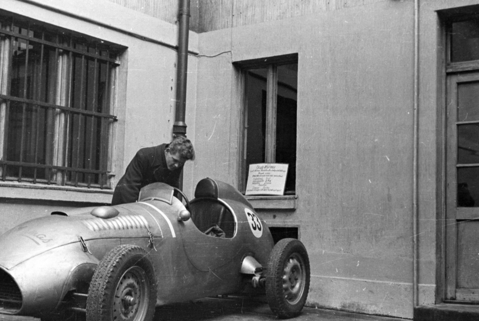 1956, Kurutz Márton, starting number, Fortepan #203893