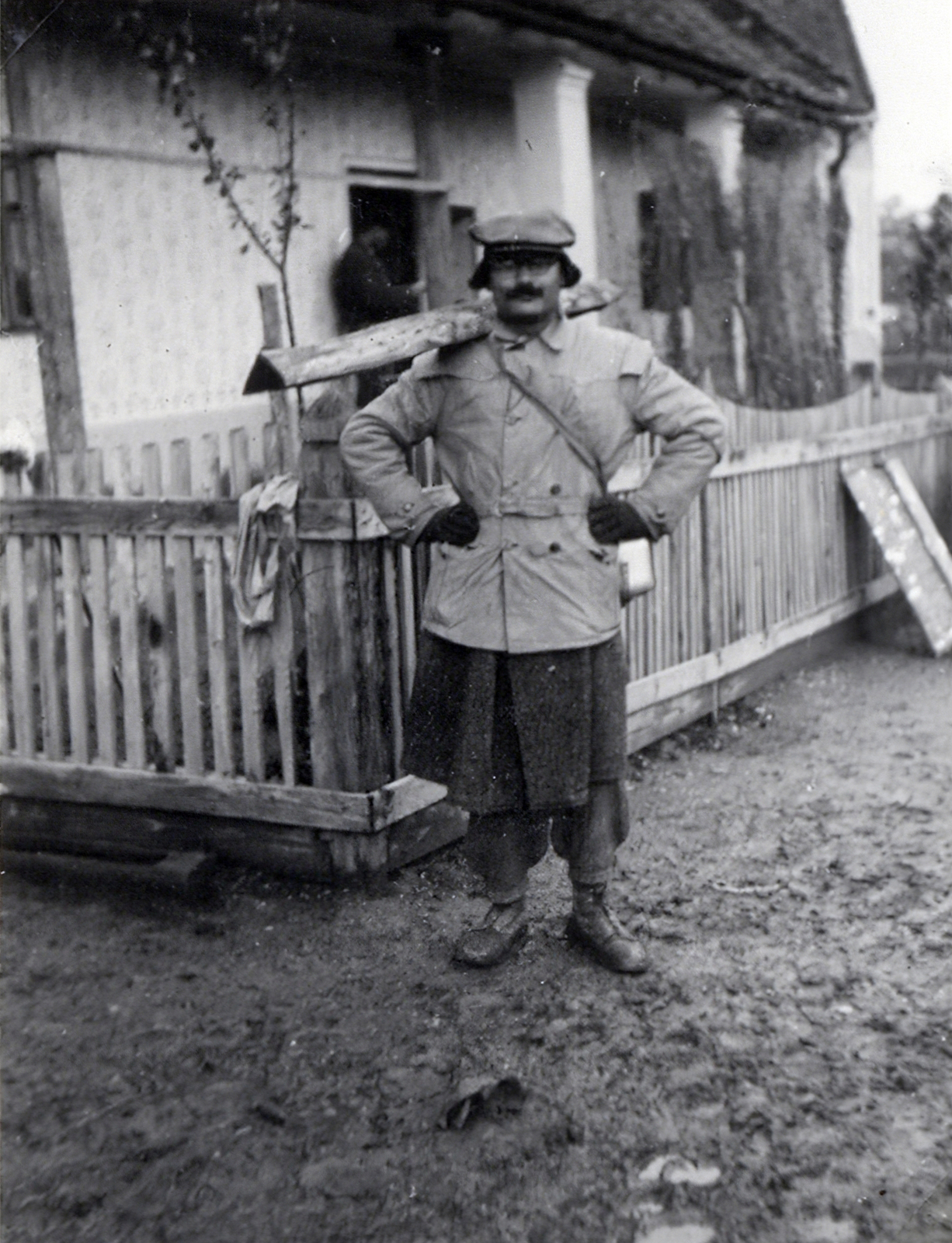 Románia,Erdély, a Magyar Királyi Honvédség 209/18 honvéd tábori vegyes munkásszázad munkaszolgálatosa., 1940, Névai János, munkaszolgálatos, Fortepan #204137