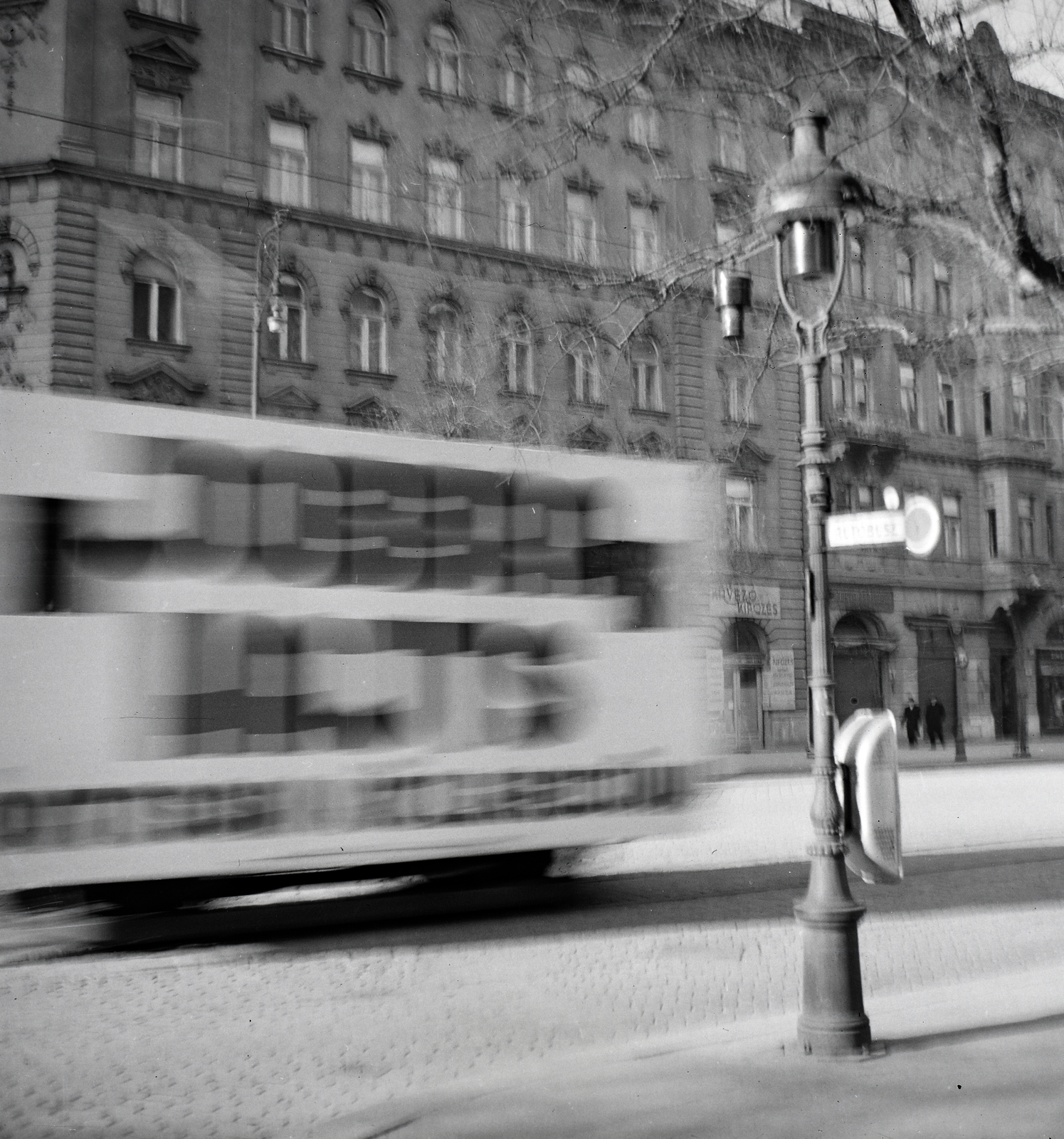 Hungary, Budapest IX., Ferenc körút a Tompa utca saroktól nézve, szemben a 24 és 26 számú ház., 1941, Somlói Miklós dr., Budapest, erroneous photo, Fortepan #204292