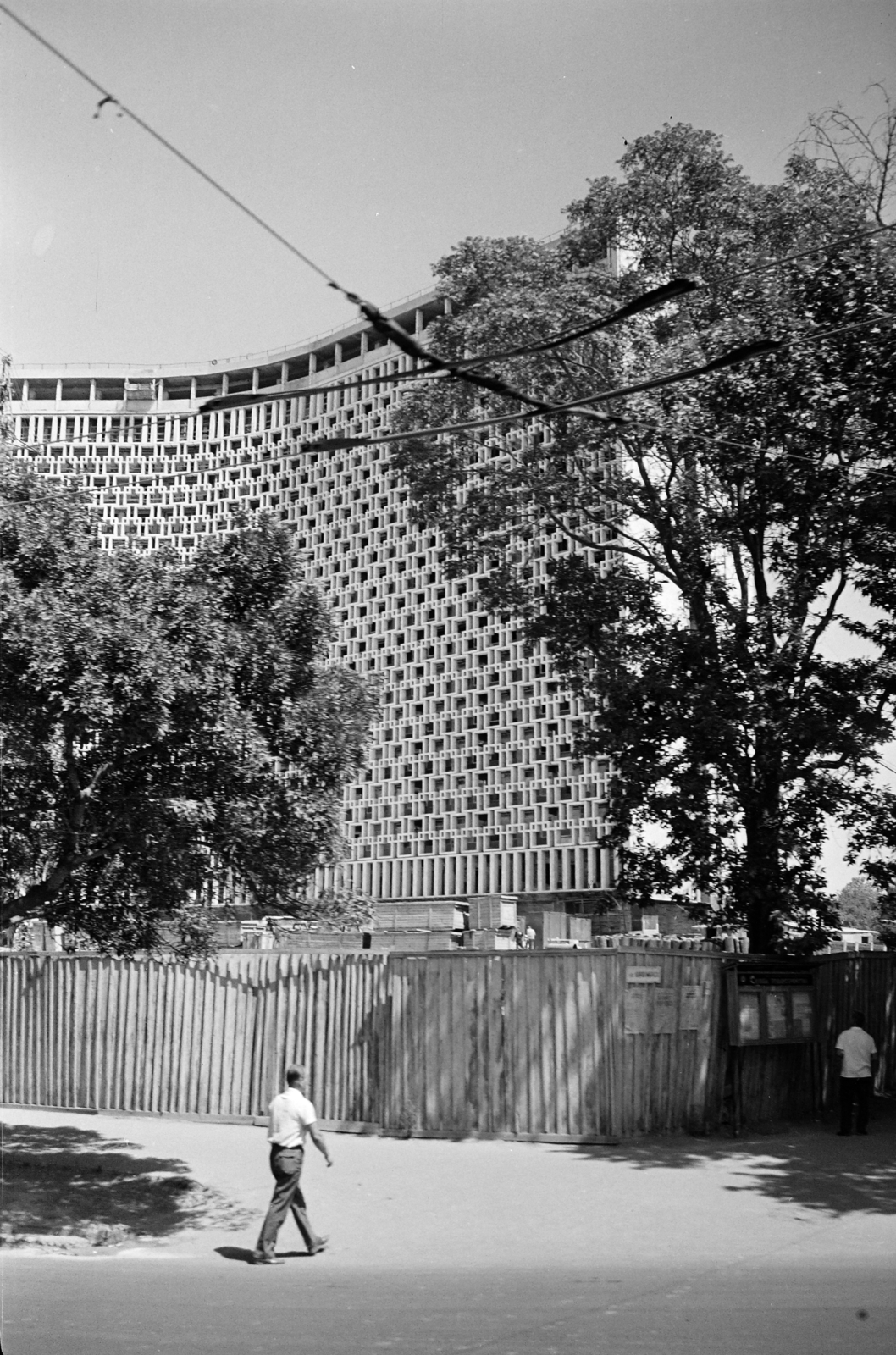 Üzbegisztán, Taskent, Hotel Uzbekistan., 1971, Kereki Sándor, Szovjetunió, modern építészet, Fortepan #204690