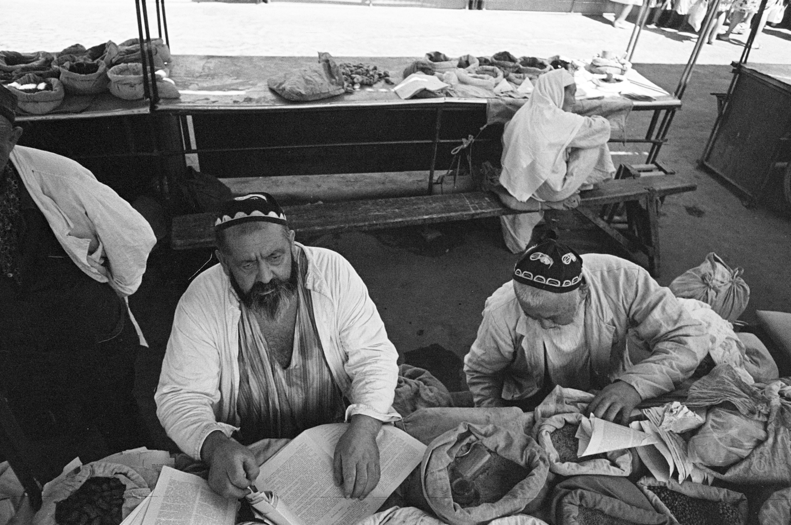 1971, Kereki Sándor, Soviet Union, seller, market, Fortepan #204740