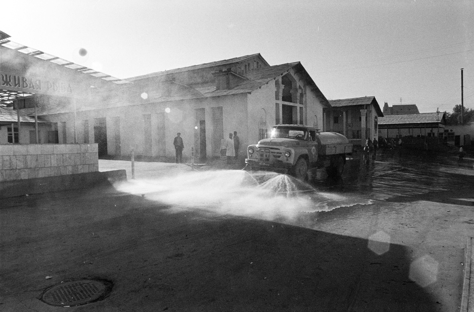 Uzbekistan, Tashkent, az Október (később Chorsu) bazár., 1971, Kereki Sándor, Soviet Union, ZIL-brand, Fortepan #204778