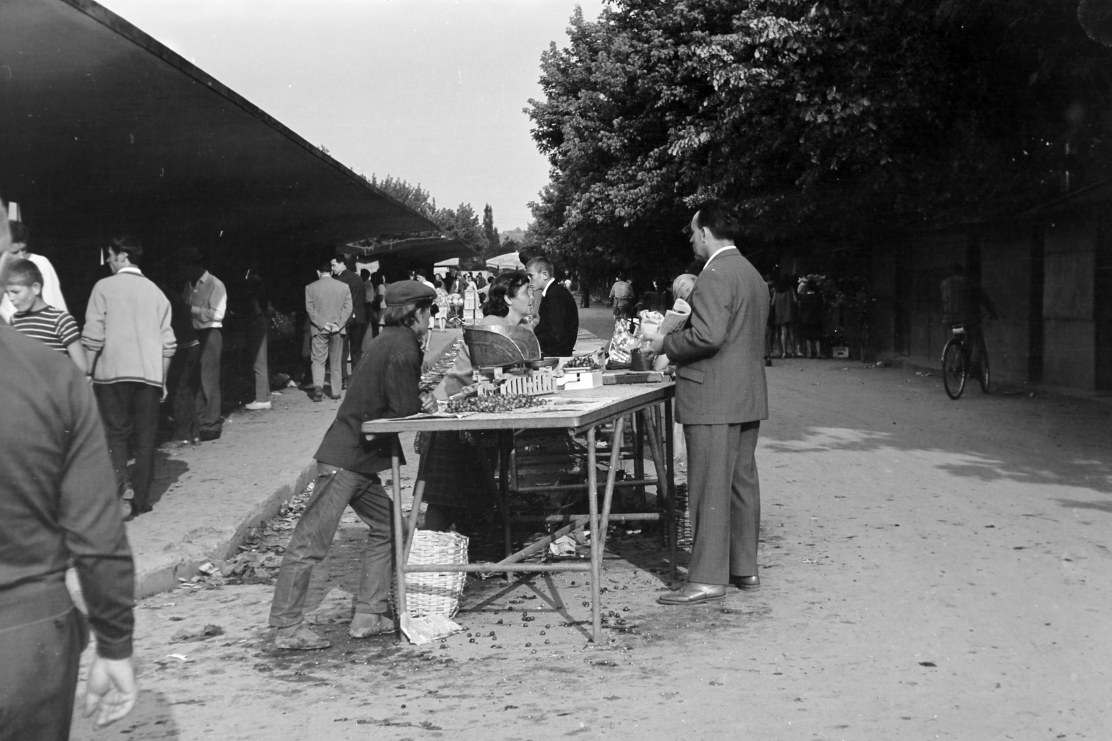 1975, Kereki Sándor, gyümölcsárus, Fortepan #204965
