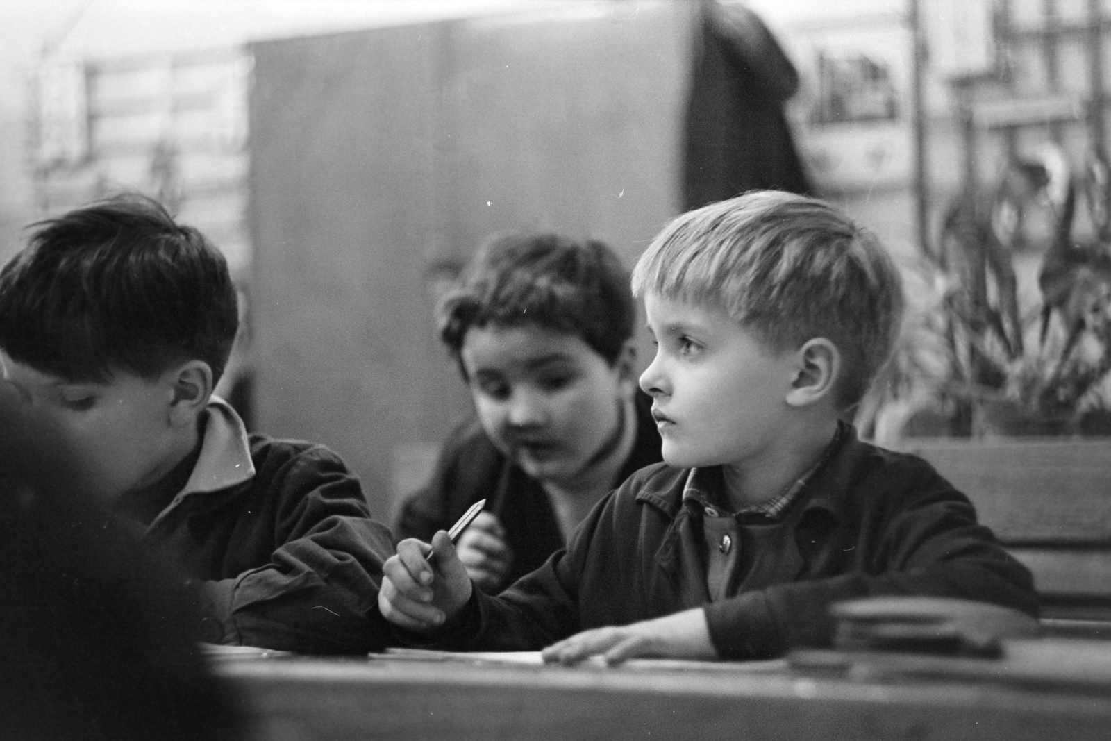 1972, Kereki Sándor, school, classroom, school desk, Fortepan #205130