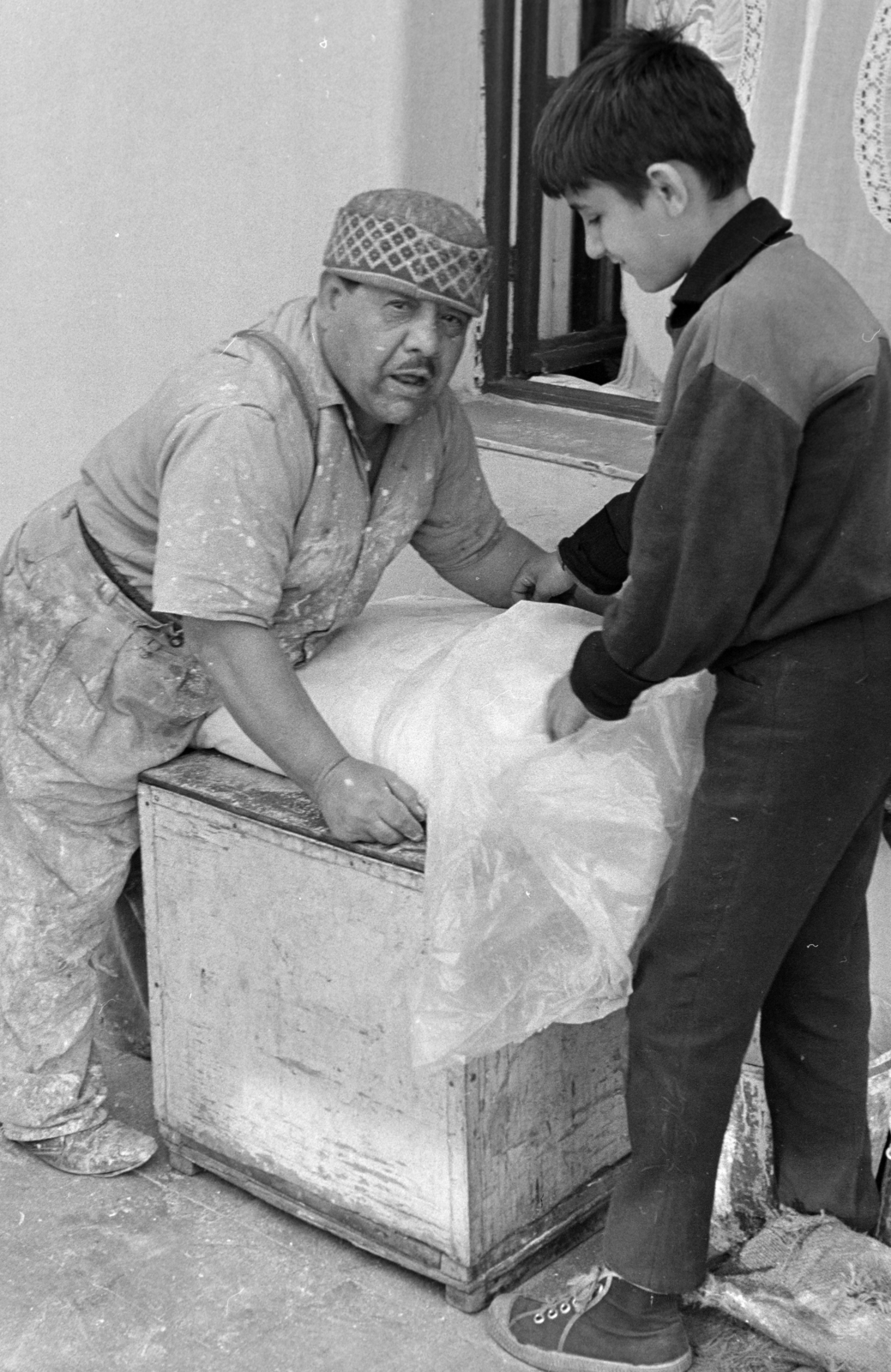 1973, Kereki Sándor, painter, Fortepan #205357