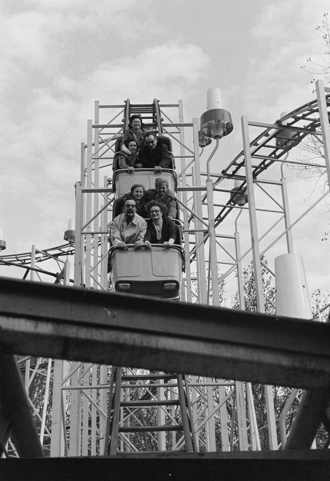 Magyarország, Városliget,Vidámpark, Budapest XIV., Ciklon., 1976, Kereki Sándor, Budapest, Fortepan #205450