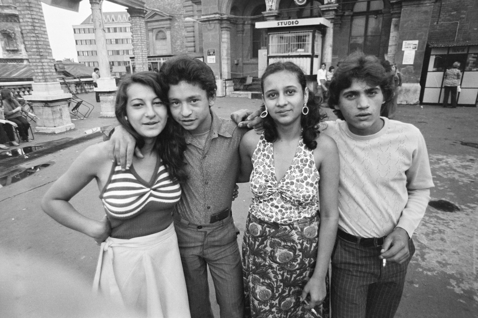 Hungary, Budapest I., Várkert Bazár, Budai Ifjúsági Park., 1975, Kereki Sándor, Budapest, Best of, tableau, youth, Fortepan #205461