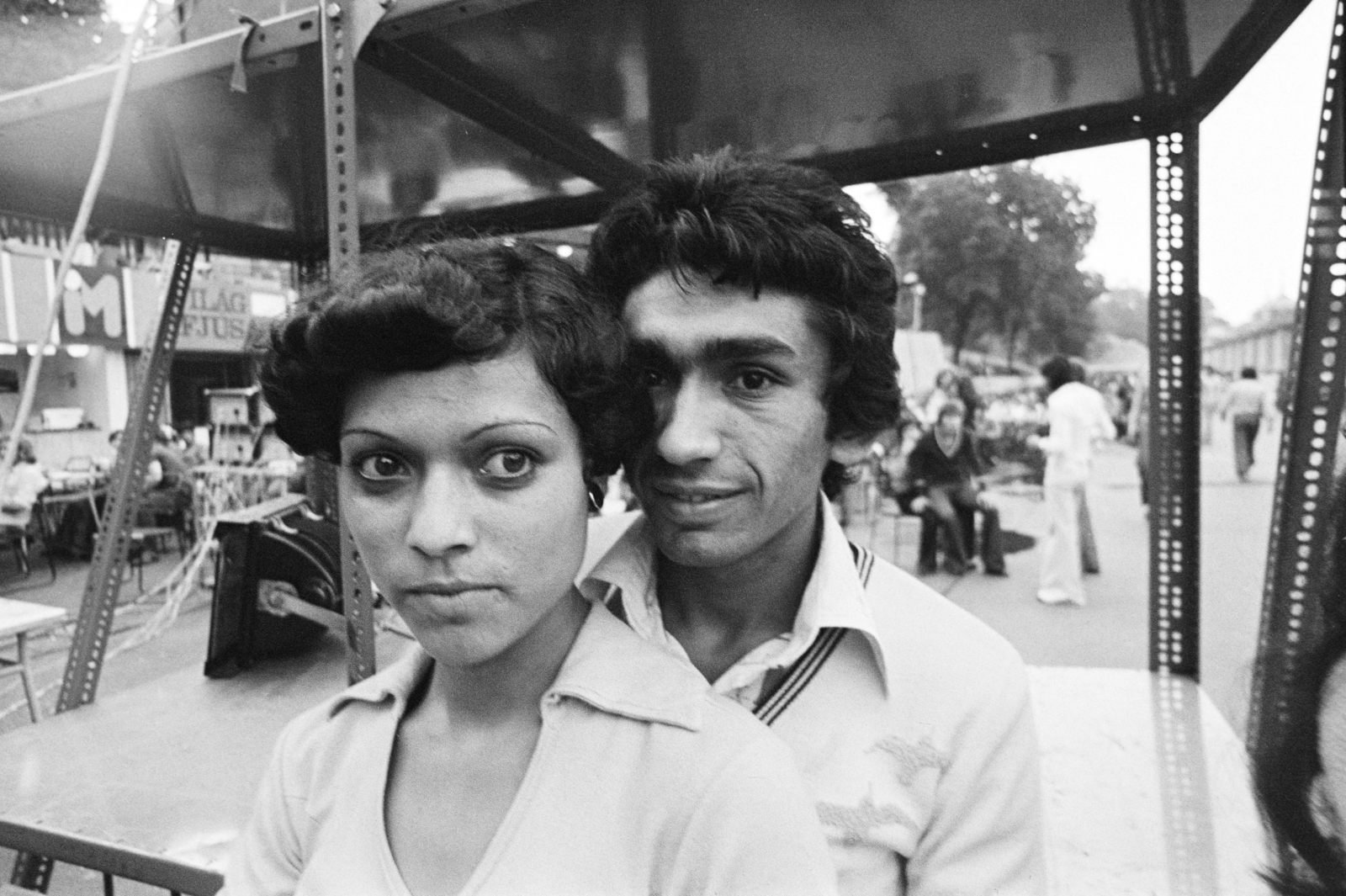 Hungary, Budapest I., Várkert Bazár, Budai Ifjúsági Park., 1975, Kereki Sándor, Budapest, double portrait, Fortepan #205463