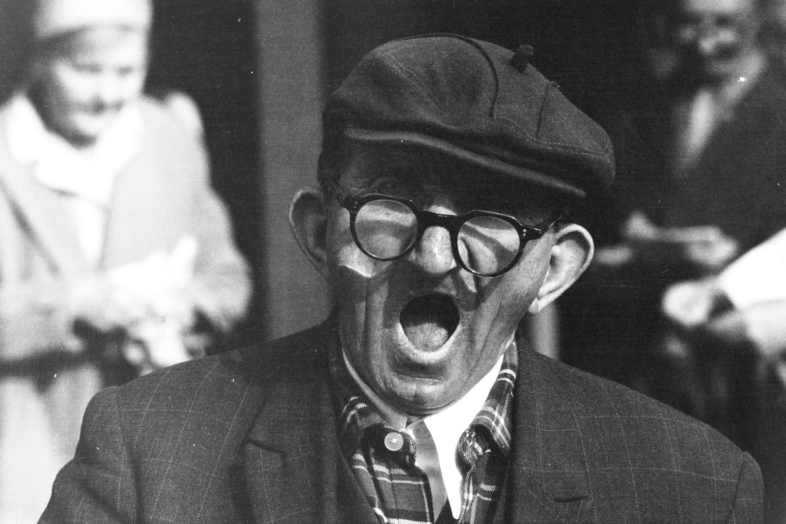 1972, Kereki Sándor, yawning, Fortepan #205487