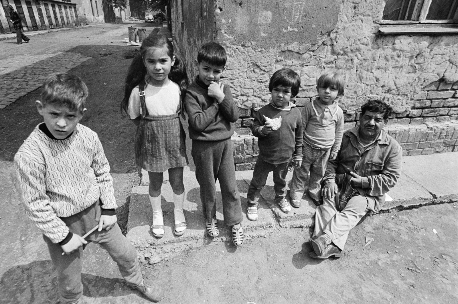 Hungary, Budapest XIII., "Tripolisz" lakótelep., 1970, Kereki Sándor, kids, Budapest, Fortepan #205491