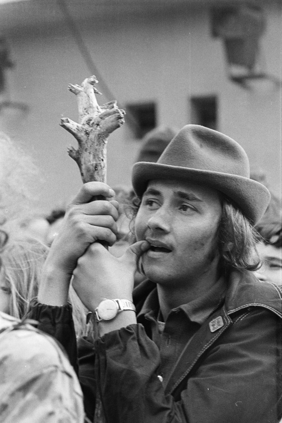 Lengyelország, 1974, Kereki Sándor, karóra, fiatalság, Fortepan #205529