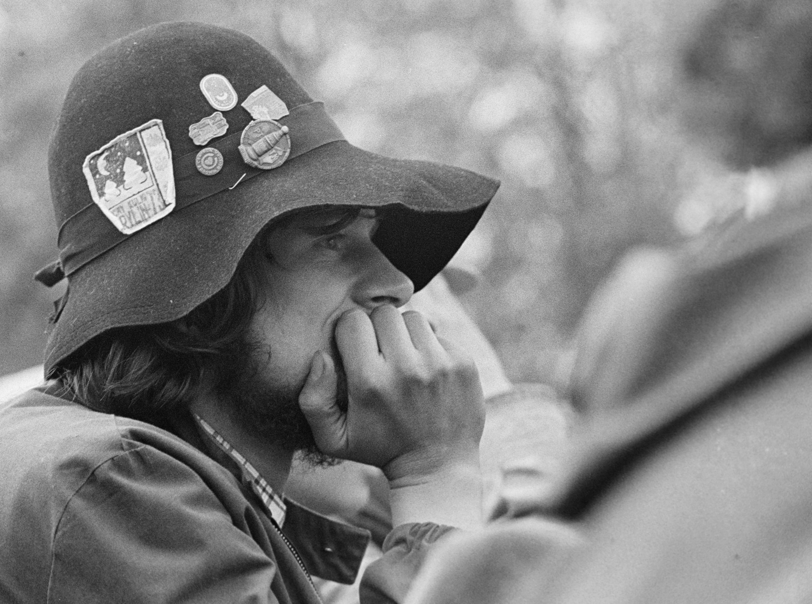 Lengyelország, 1974, Kereki Sándor, kalap, jelvény, Fortepan #205530