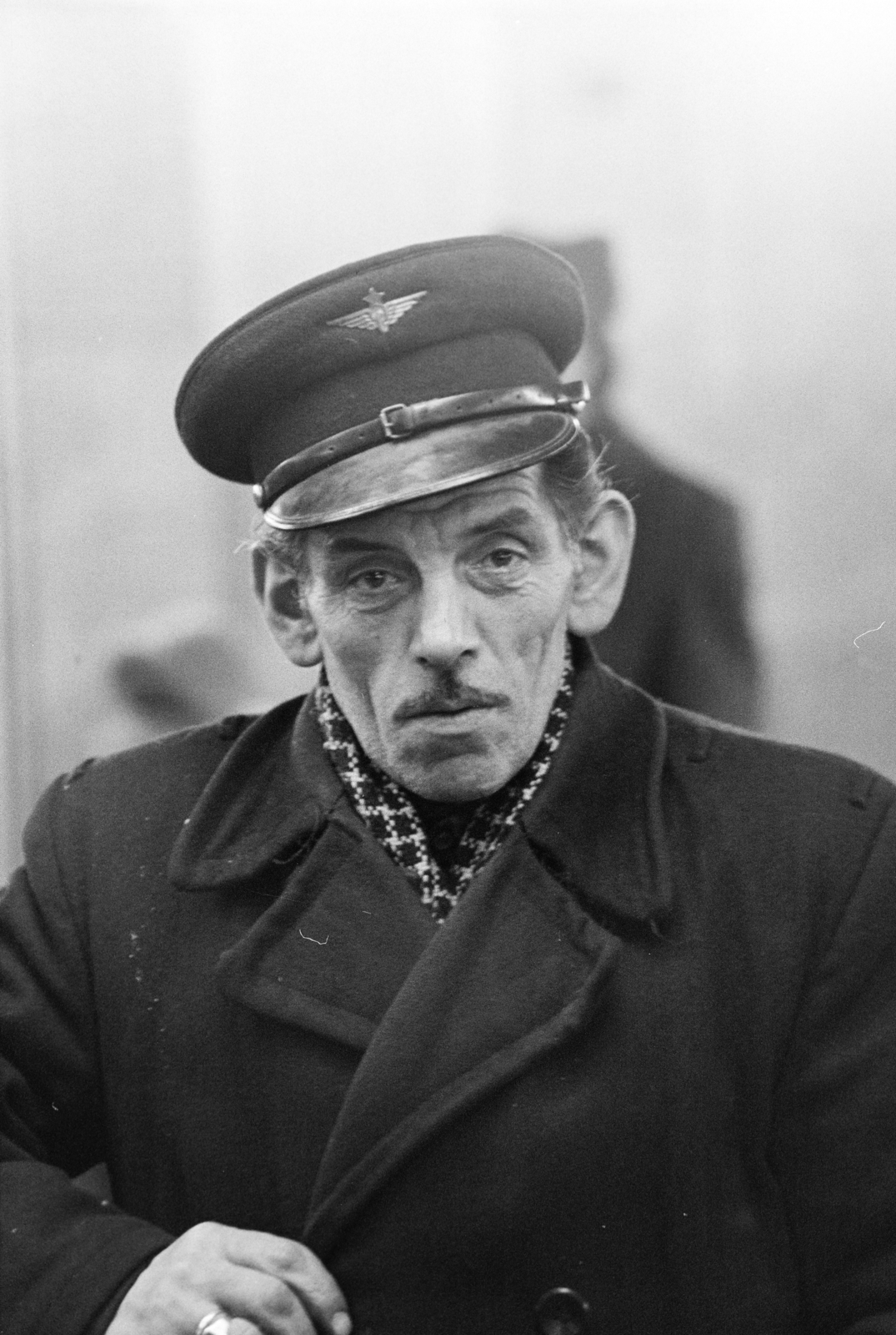 1971, Kereki Sándor, man, peaked cap, railroader, Fortepan #205550