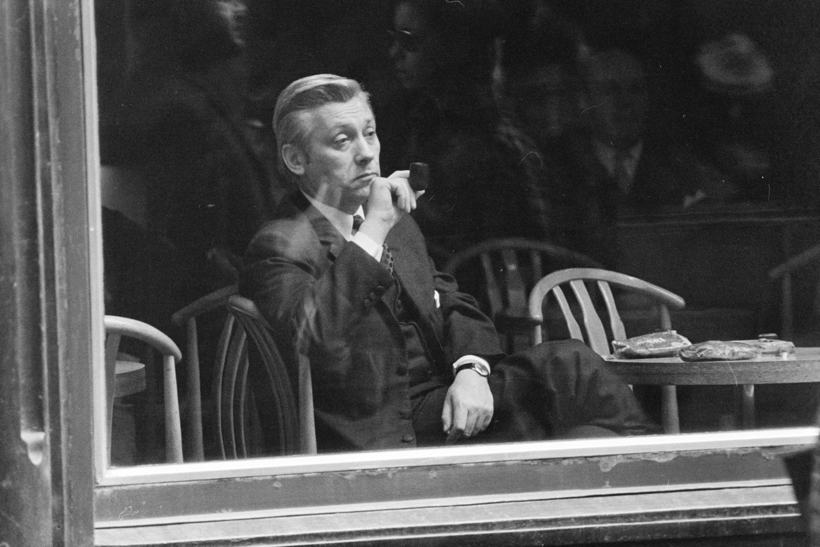 Hungary, 1971, Kereki Sándor, portrait, pipe, Best of, Fortepan #205572