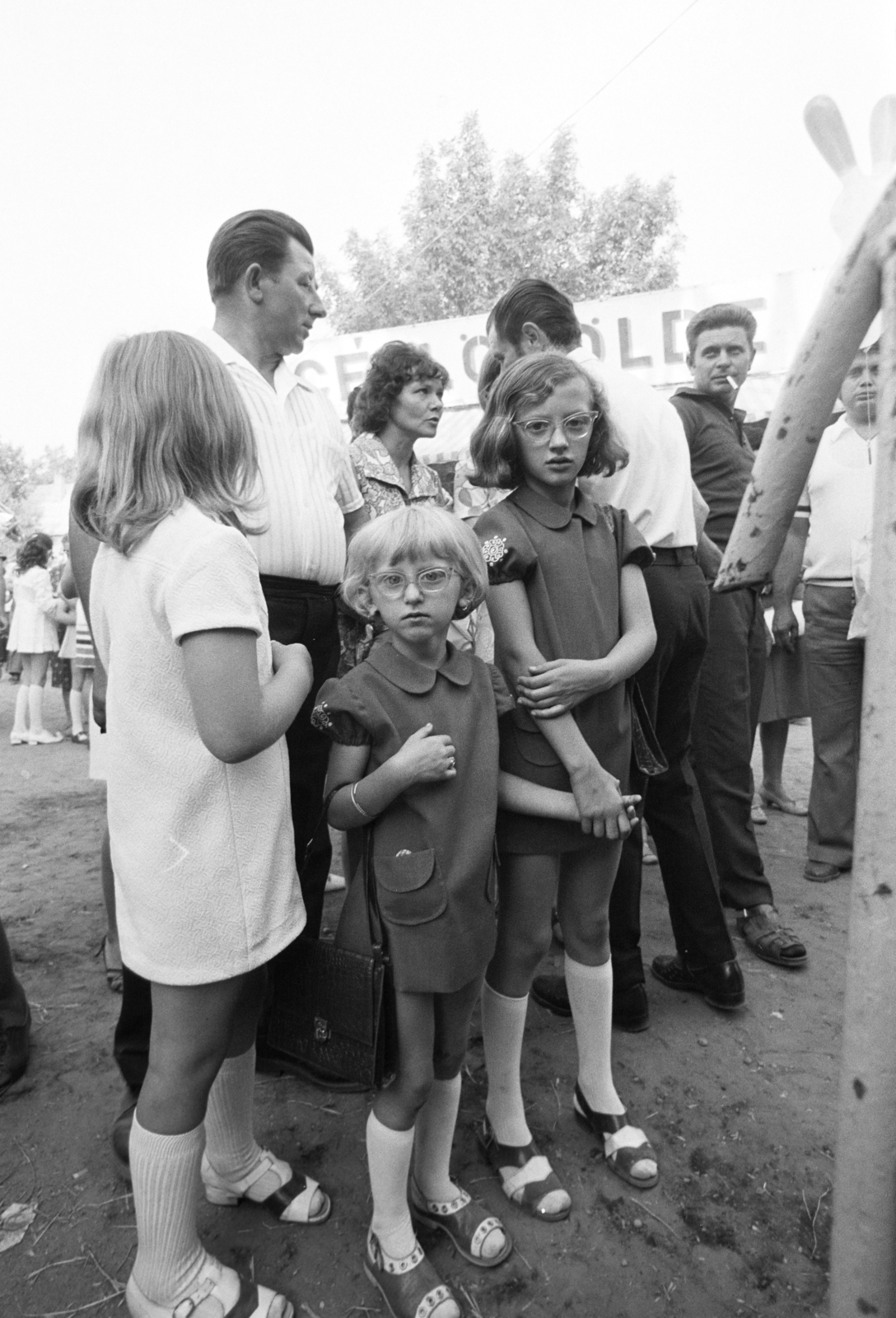 1974, Kereki Sándor, szandál, Best of, lányok, Fortepan #205607
