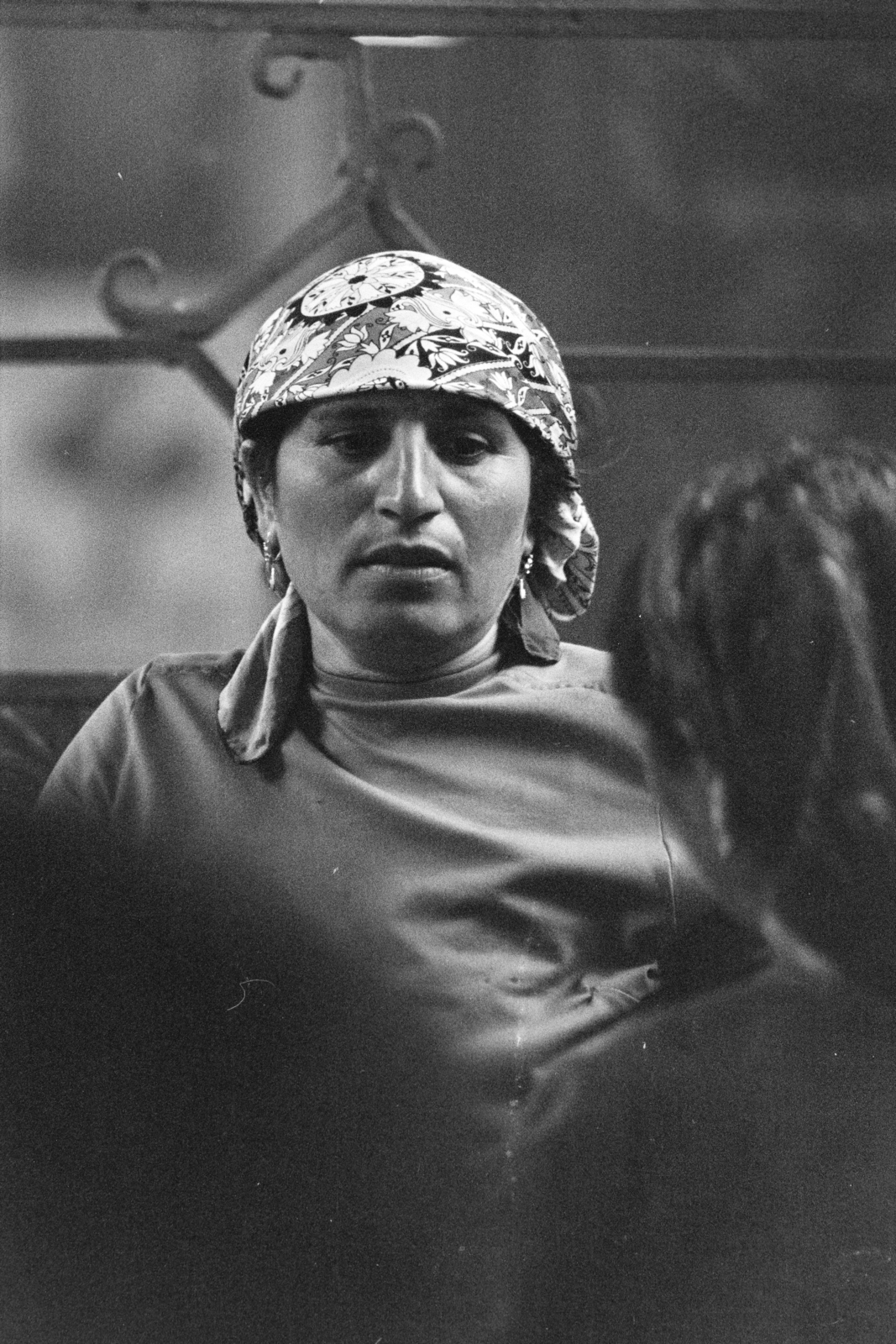 Hungary, Budapest IX., Fővám (Dimitrov) tér, Központi Vásárcsarnok., 1971, Kereki Sándor, Budapest, headscarf, woman, Fortepan #205638
