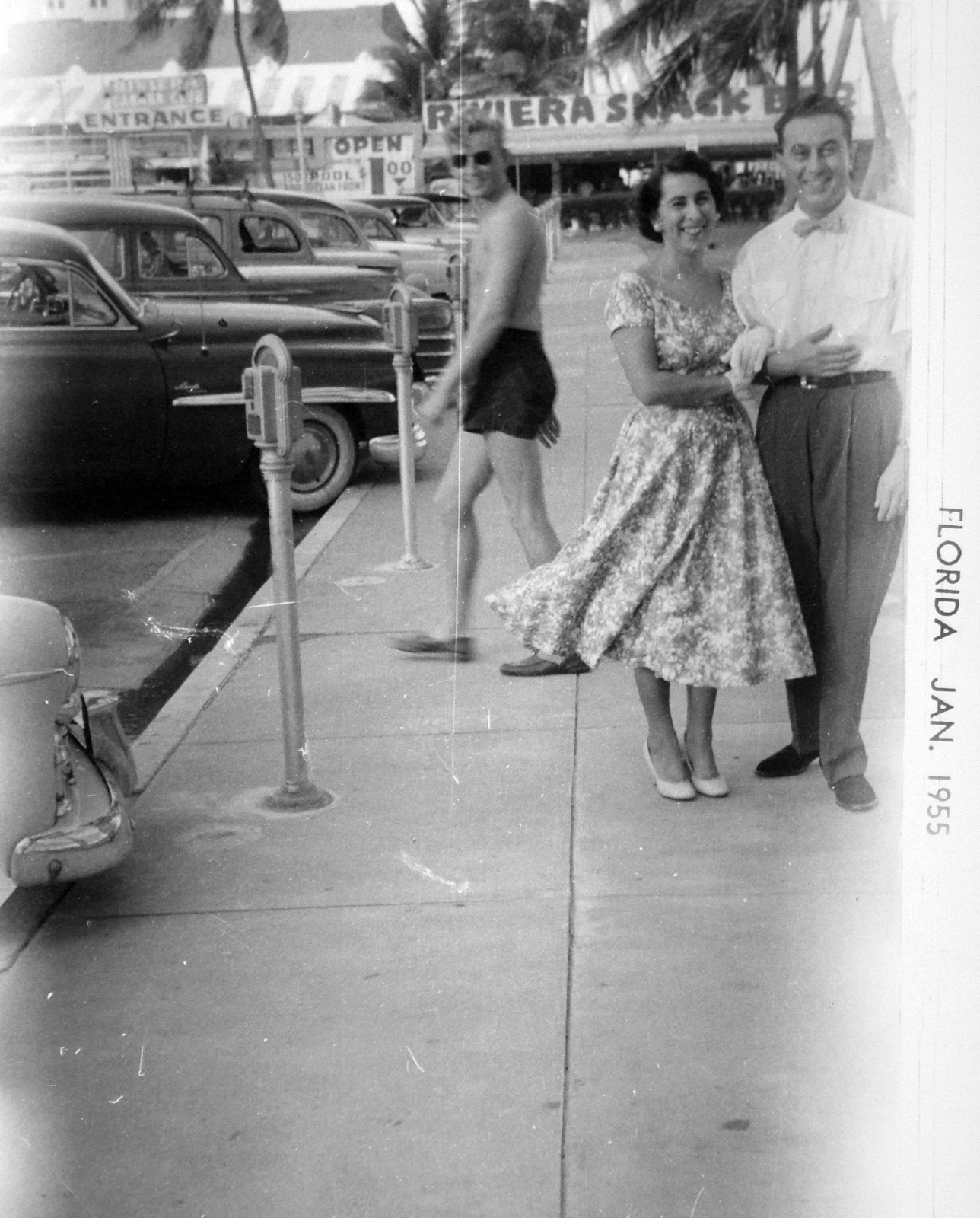 USA, 1955, Fortepan, palm tree, parking meter, Fortepan #20571