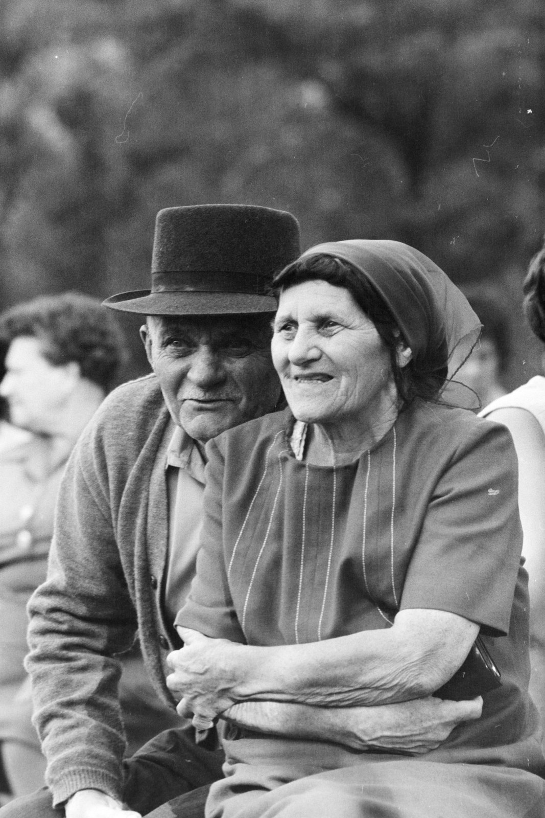 1976, Kereki Sándor, kalap, emberpár, Fortepan #205719