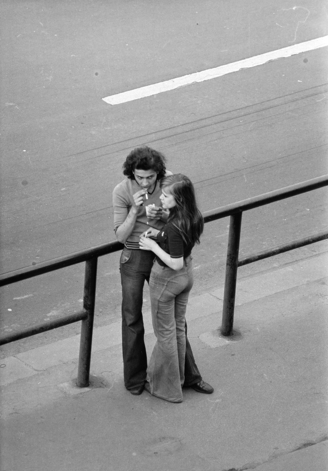 1975, Kereki Sándor, smoking, youth, Fortepan #205816